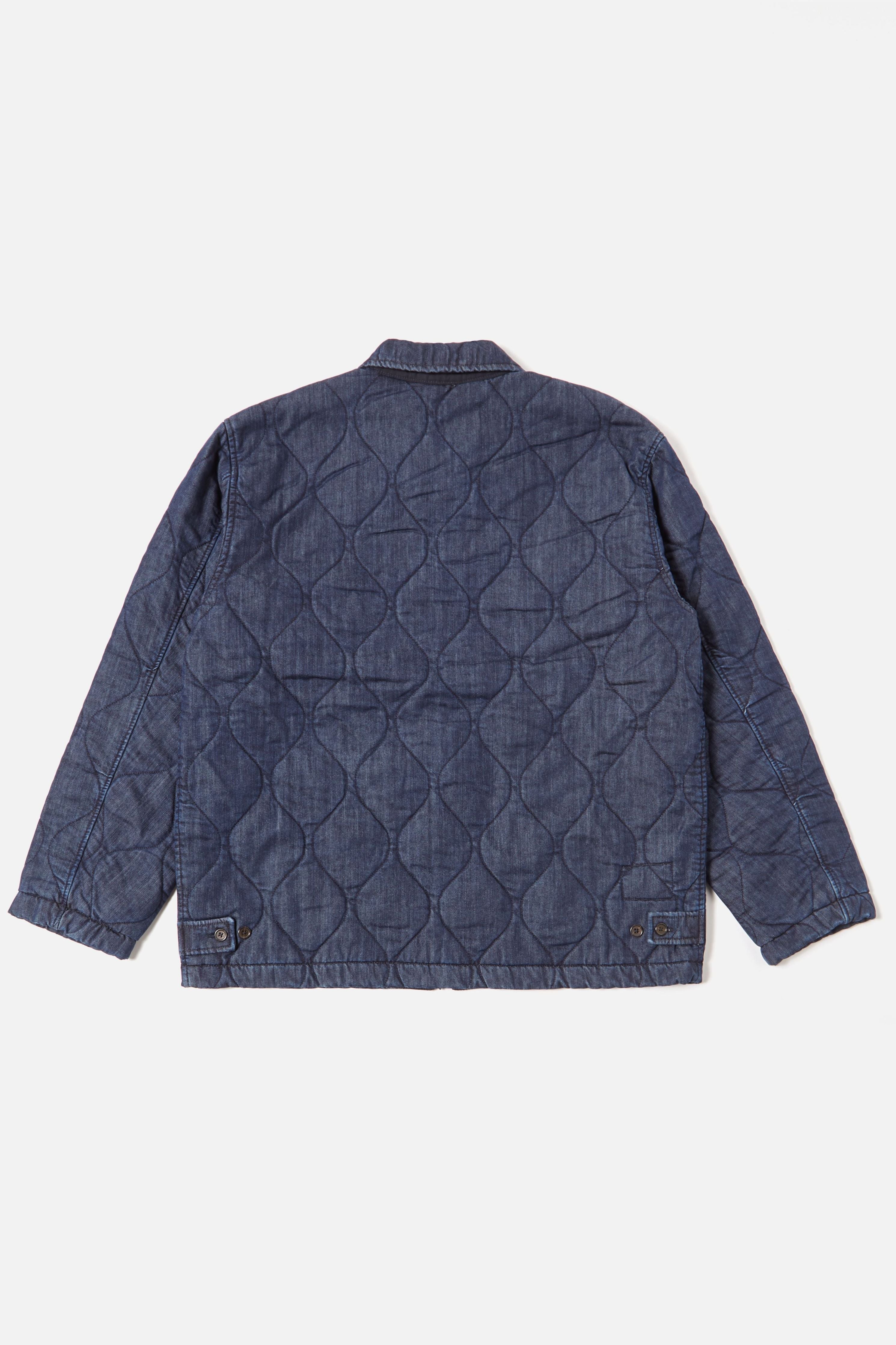 Gower Jacket - Indigo Quilt Denim