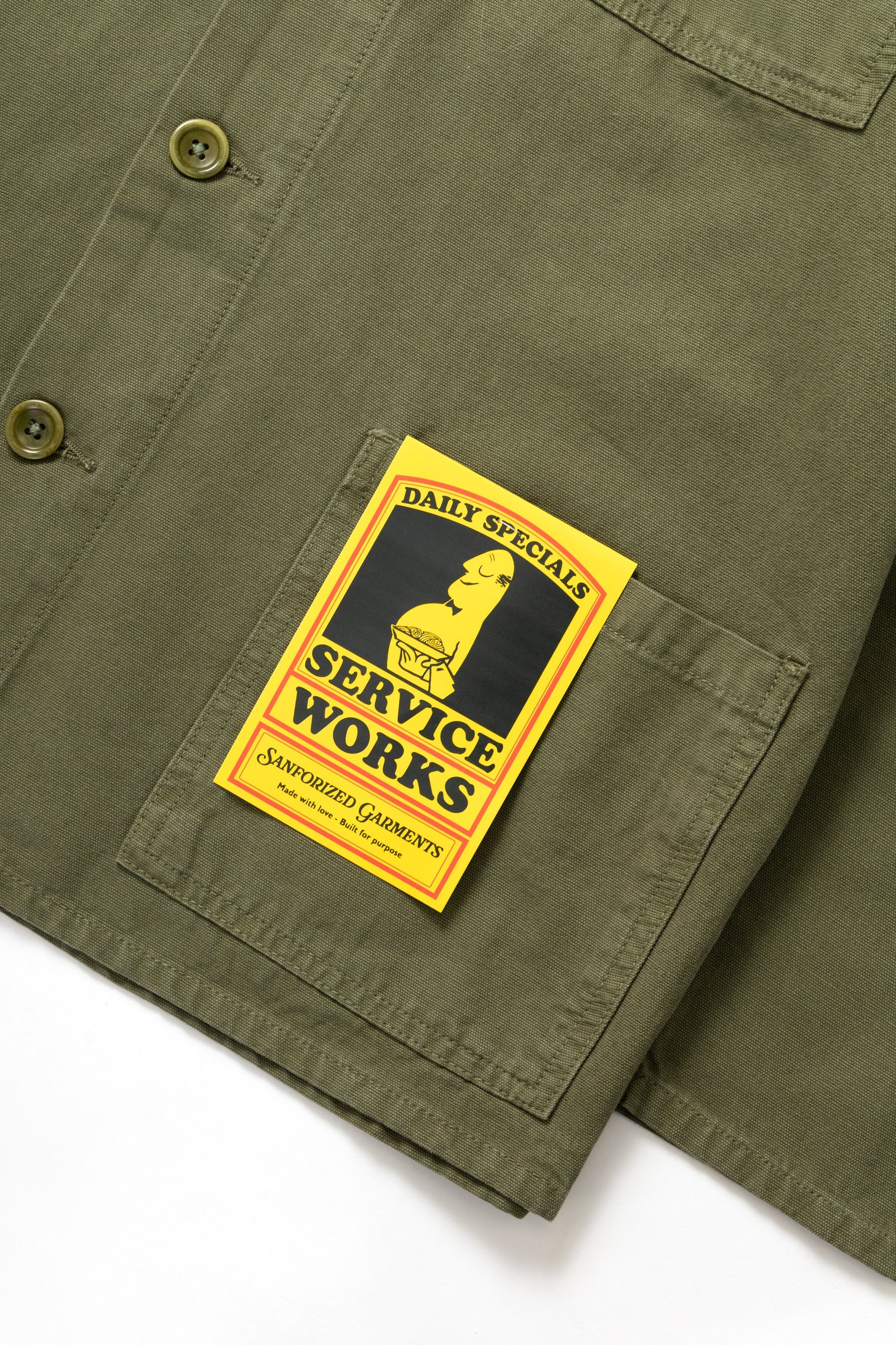 Chore Shirt - Olive Canvas
