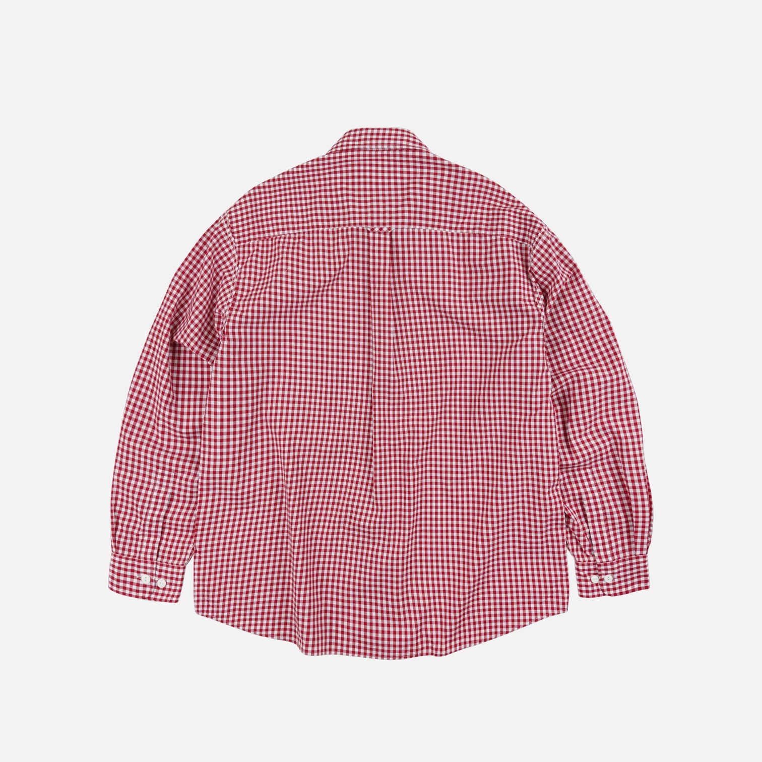 Ease Gingham Check Shirt - Red