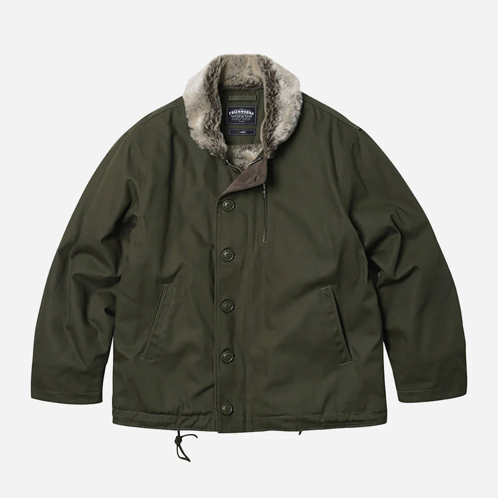 Edgar N-1 Deck Jacket - Olive