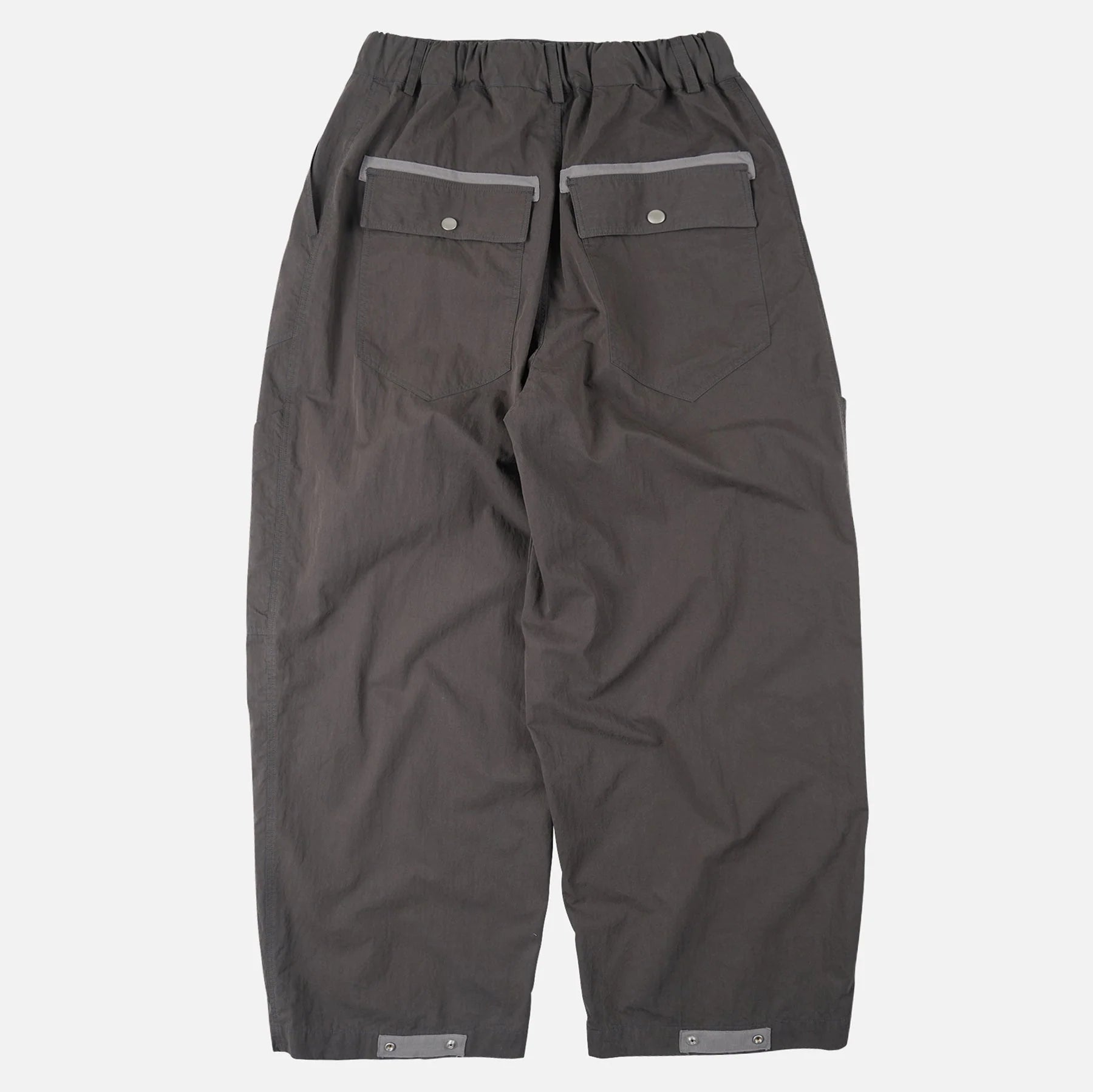 Fold Fatigue Wide Pants - Charcoal