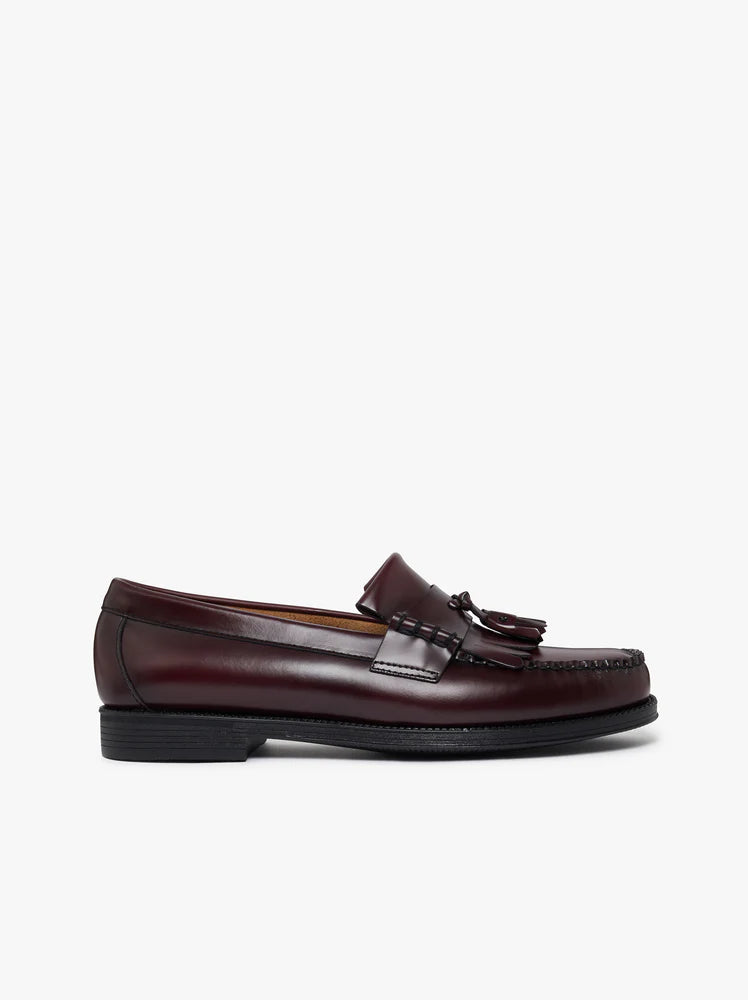 Easy Weejuns Layton II Kiltie Loafers - Wine Leather