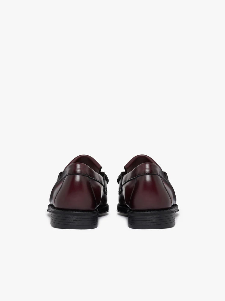 Easy Weejuns Layton II Kiltie Loafers - Wine Leather
