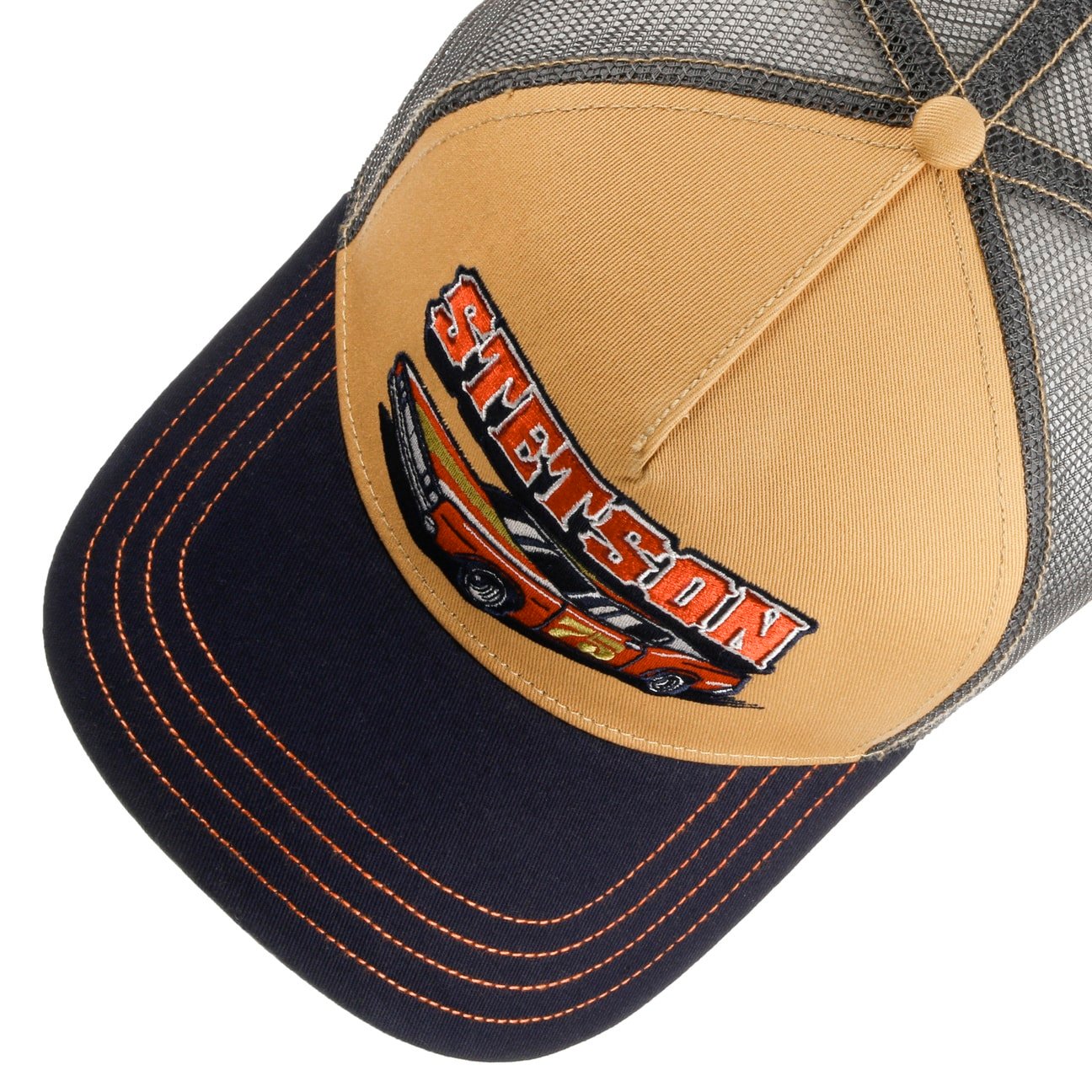 Indy Trucker Cap - Navy/Ochre