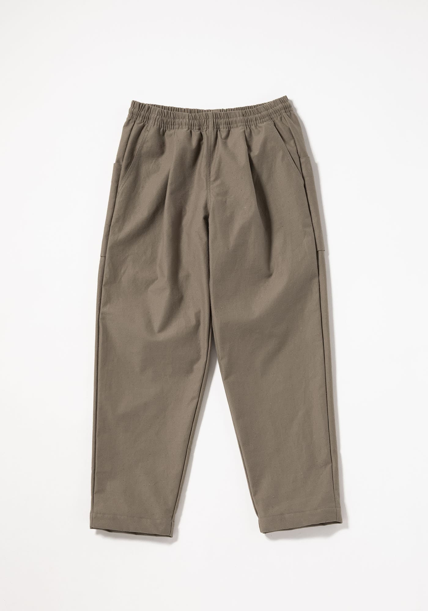 Back Nep Umps Pants - Sepia (Long Length)