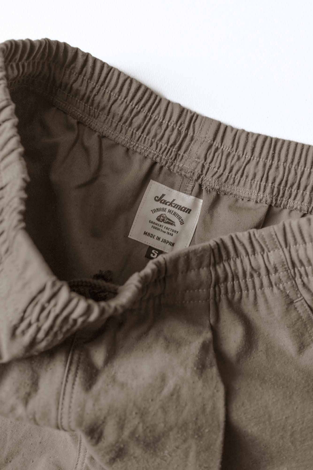 Back Nep Umps Pants - Sepia (Long Length)