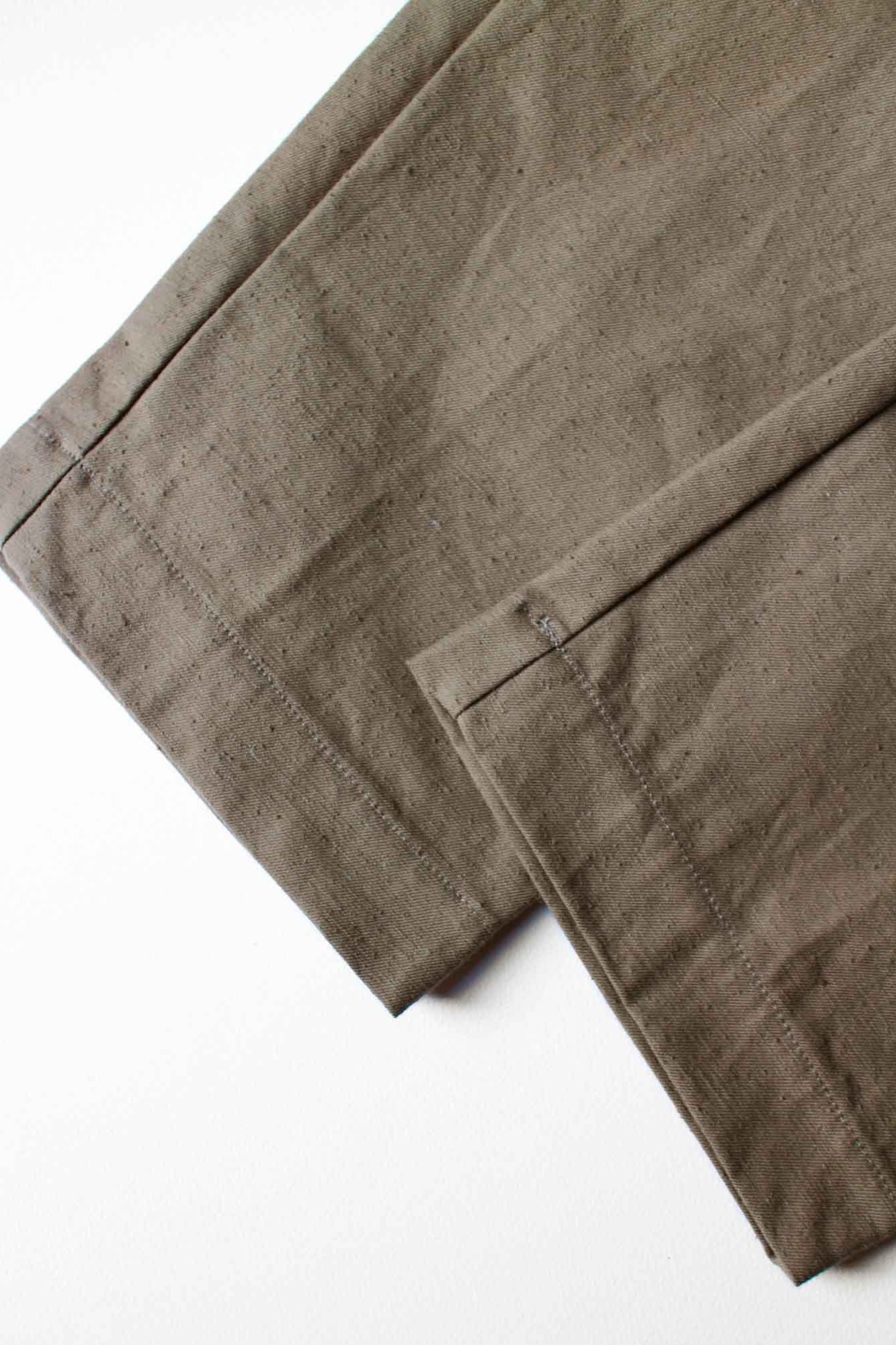 Back Nep Umps Pants - Sepia (Long Length)