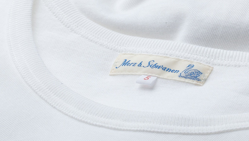 215 Loopwheeled Classic Fit Midweight T-Shirt - White