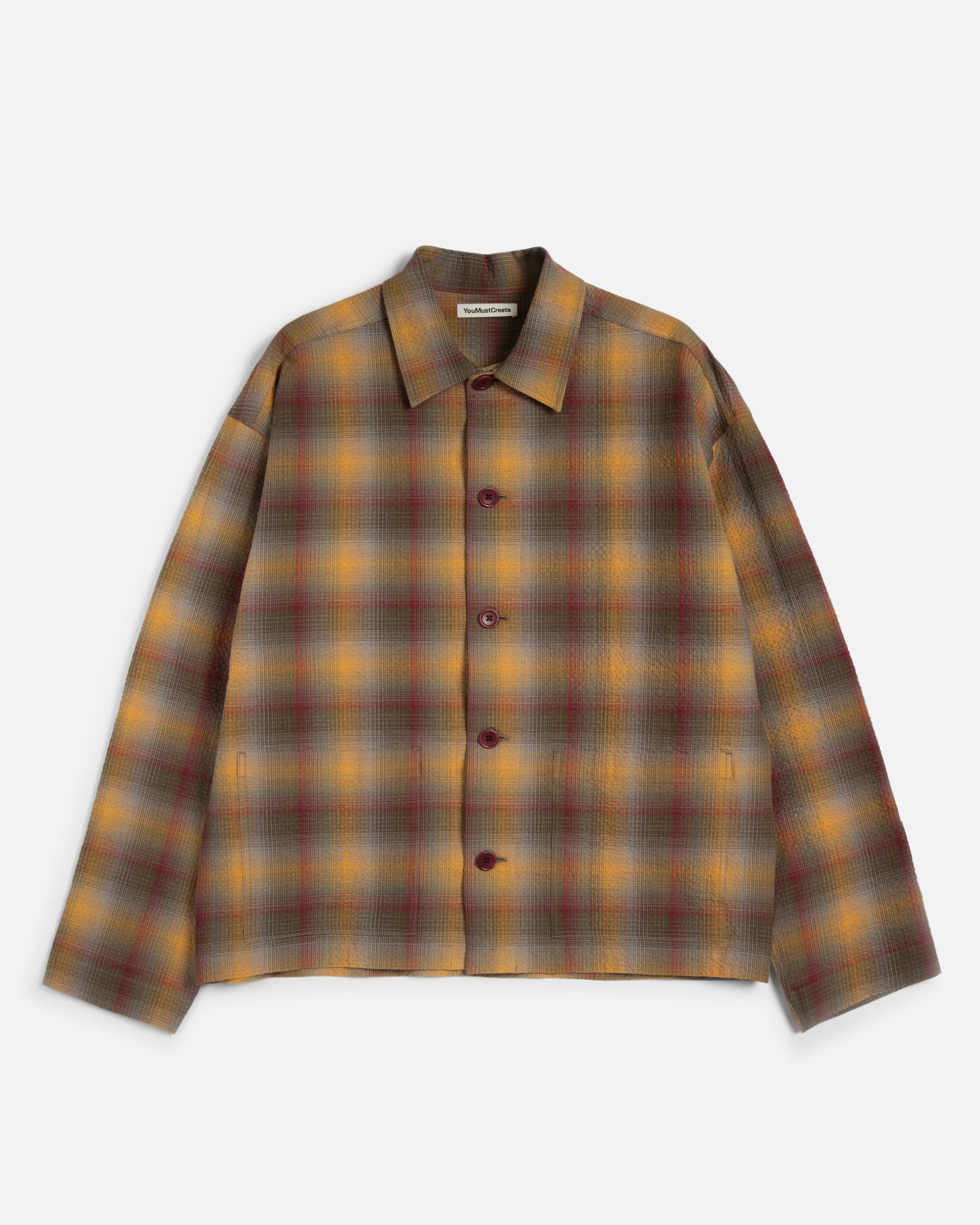 PJ Overshirt - Seersucker Check Multi