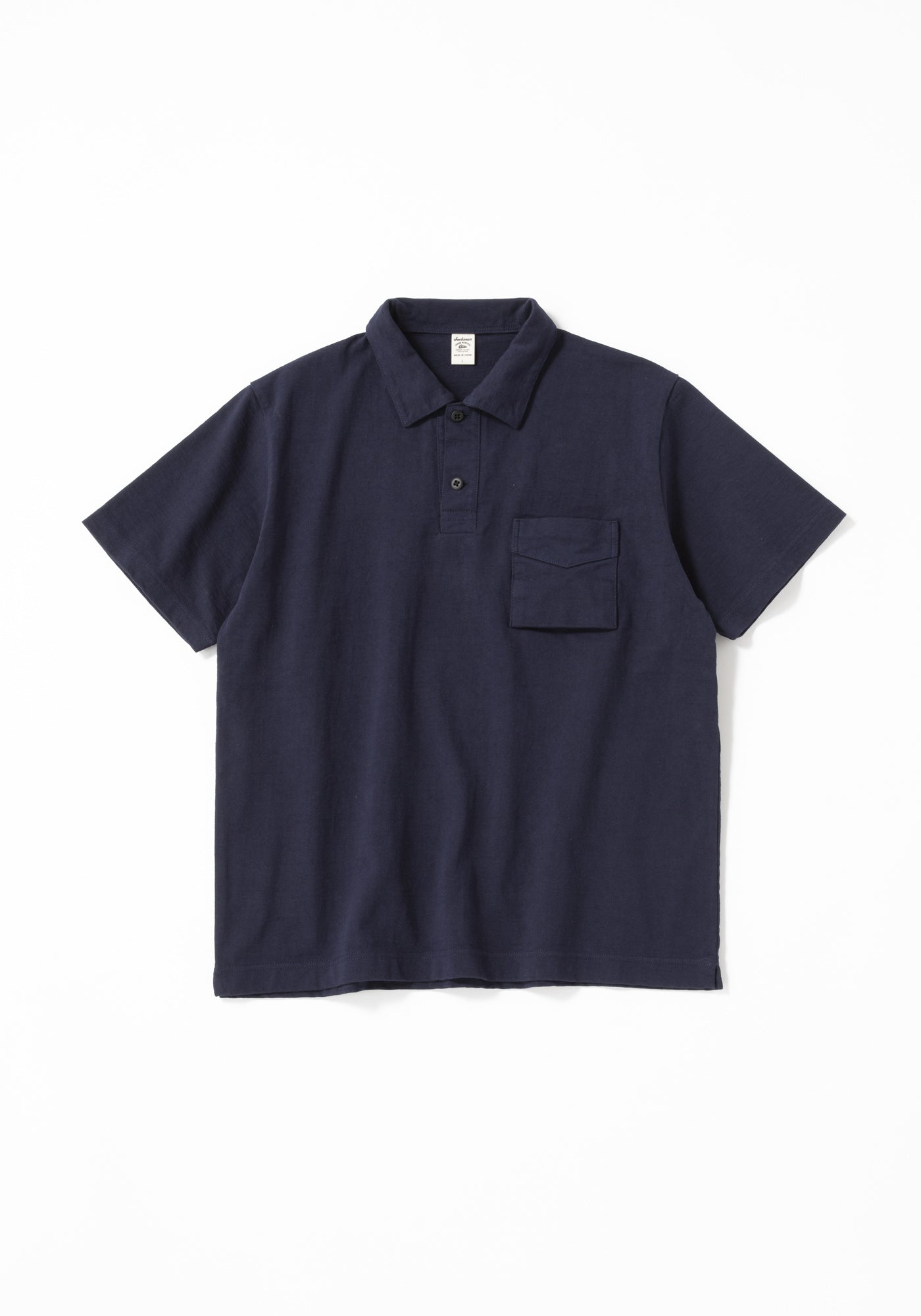 Dotsume Pocket Polo - Navy