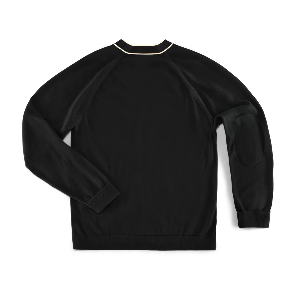 Portland Lightweight Cardigan - Black/White