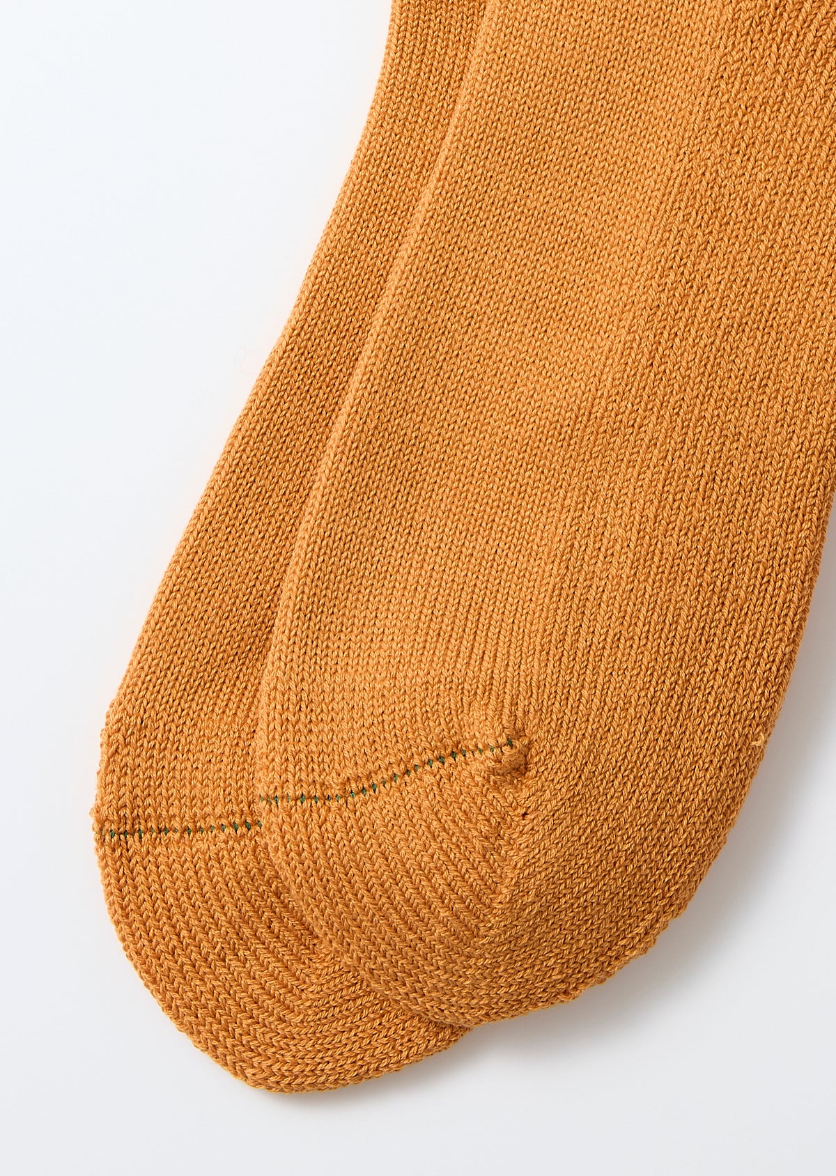 Loose Pile Crew Socks - Orange Peel