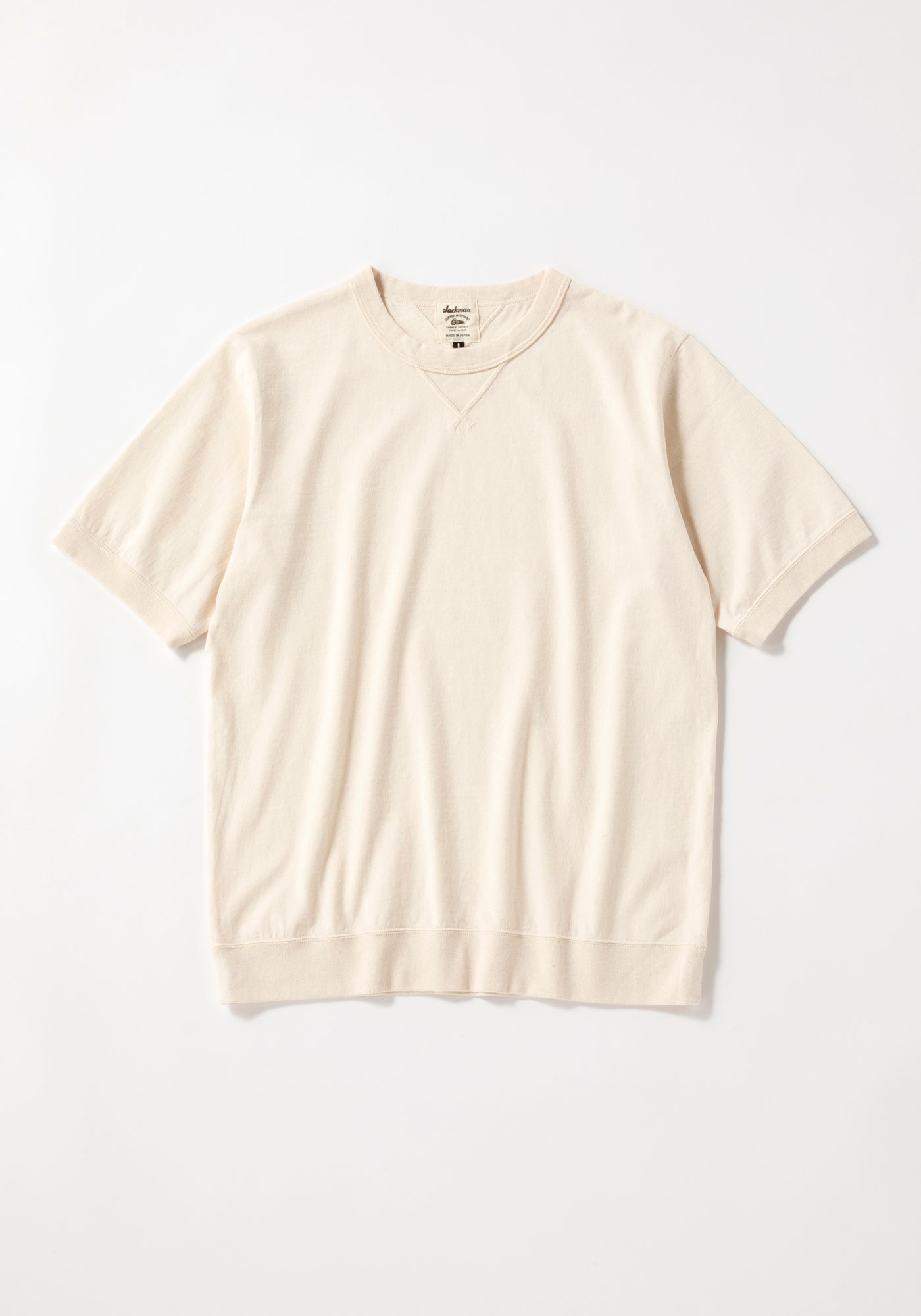 Rib T-Shirt - Ecru