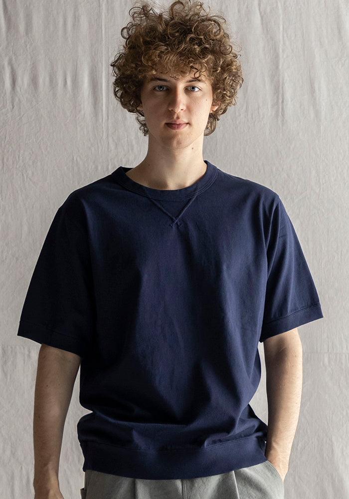 Rib T-Shirt - Navy