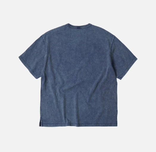 OG Pigment Dyeing Half Tee - Washed Navy