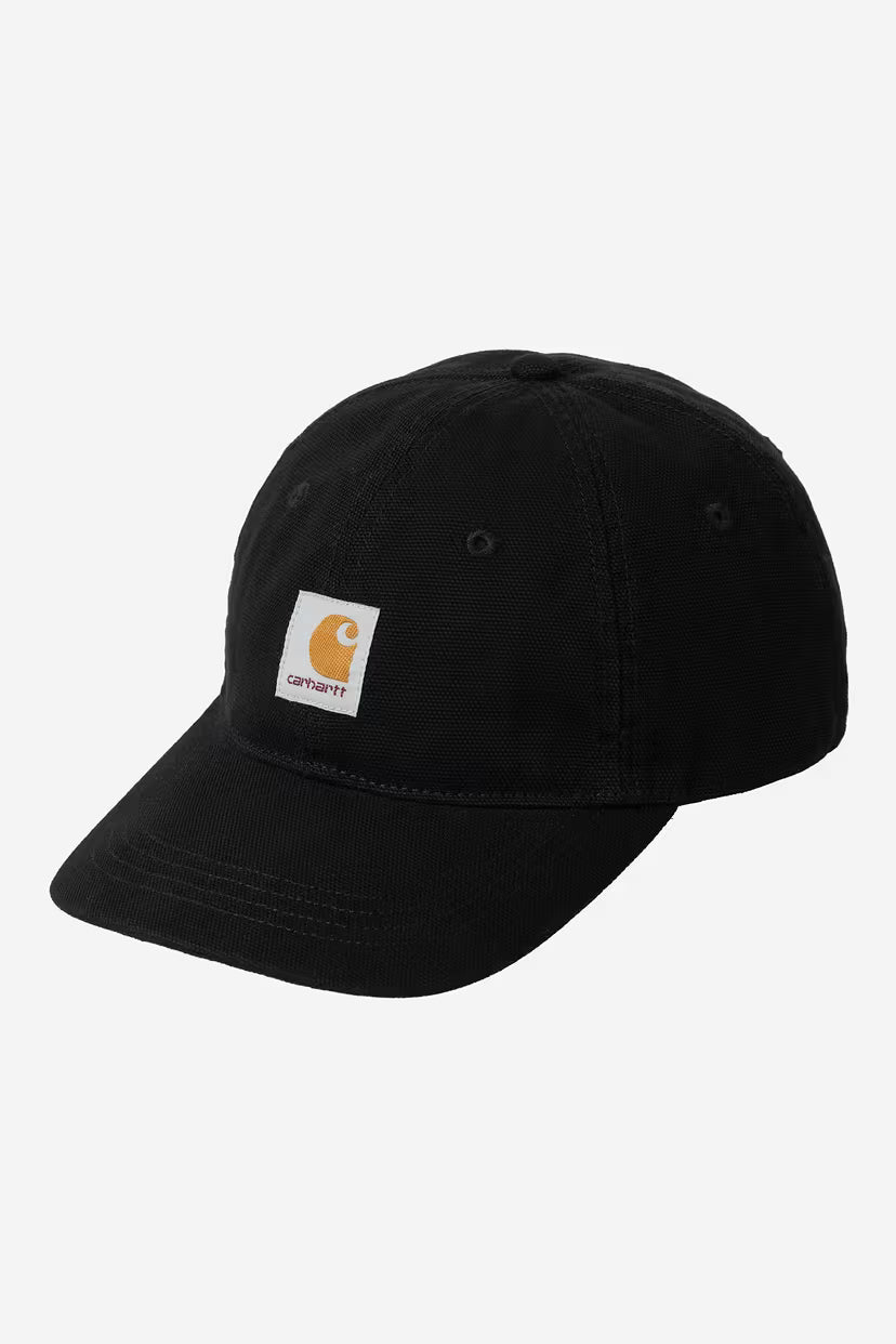 Selby Canvas Cap - Black, Stone Washed
