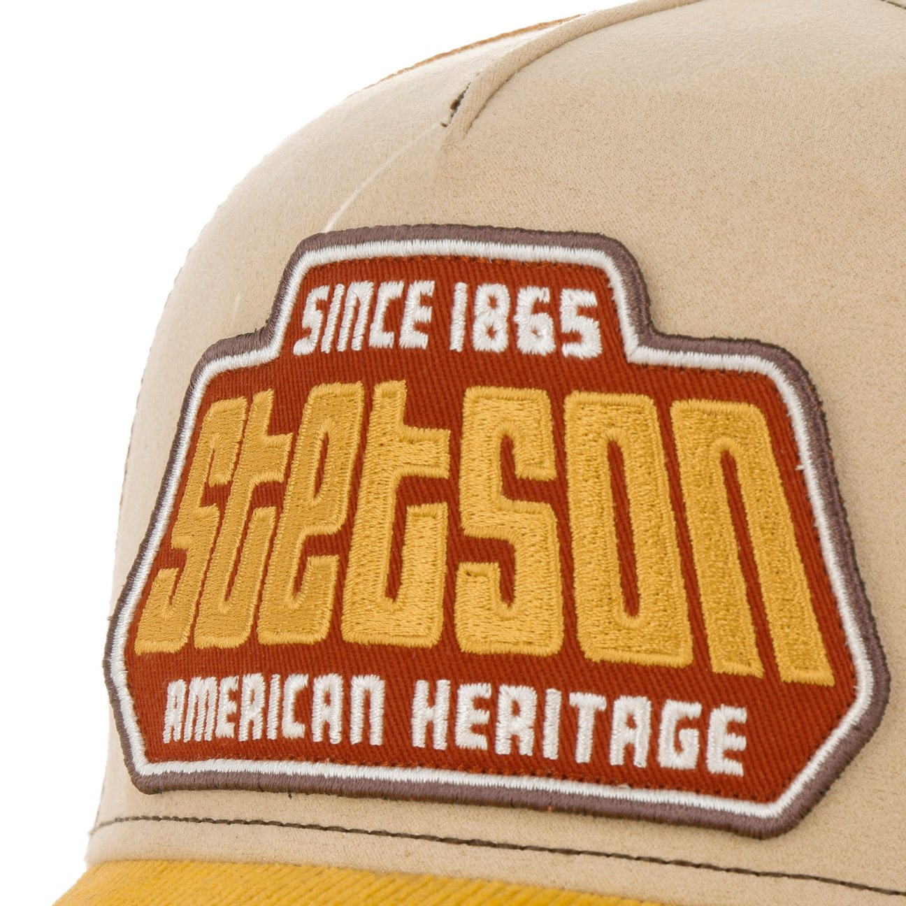 Since 1865 Brickstone Trucker Cap - Beige/Rust