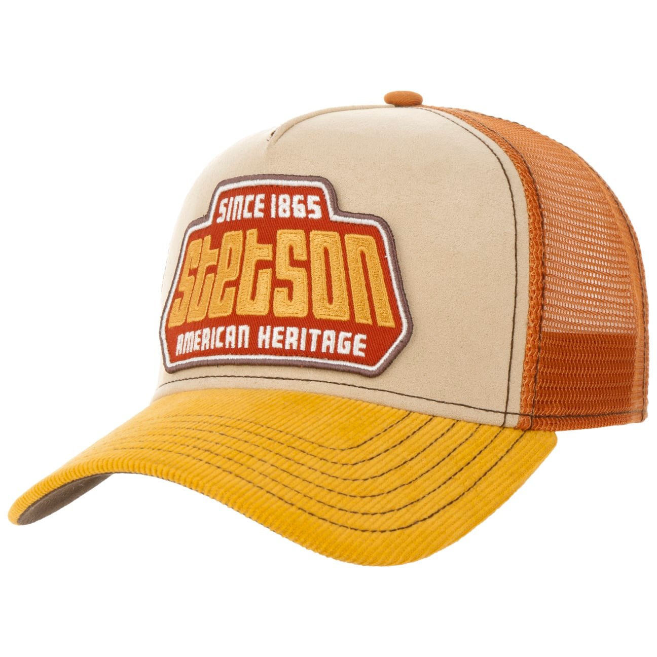 Since 1865 Brickstone Trucker Cap - Beige/Rust