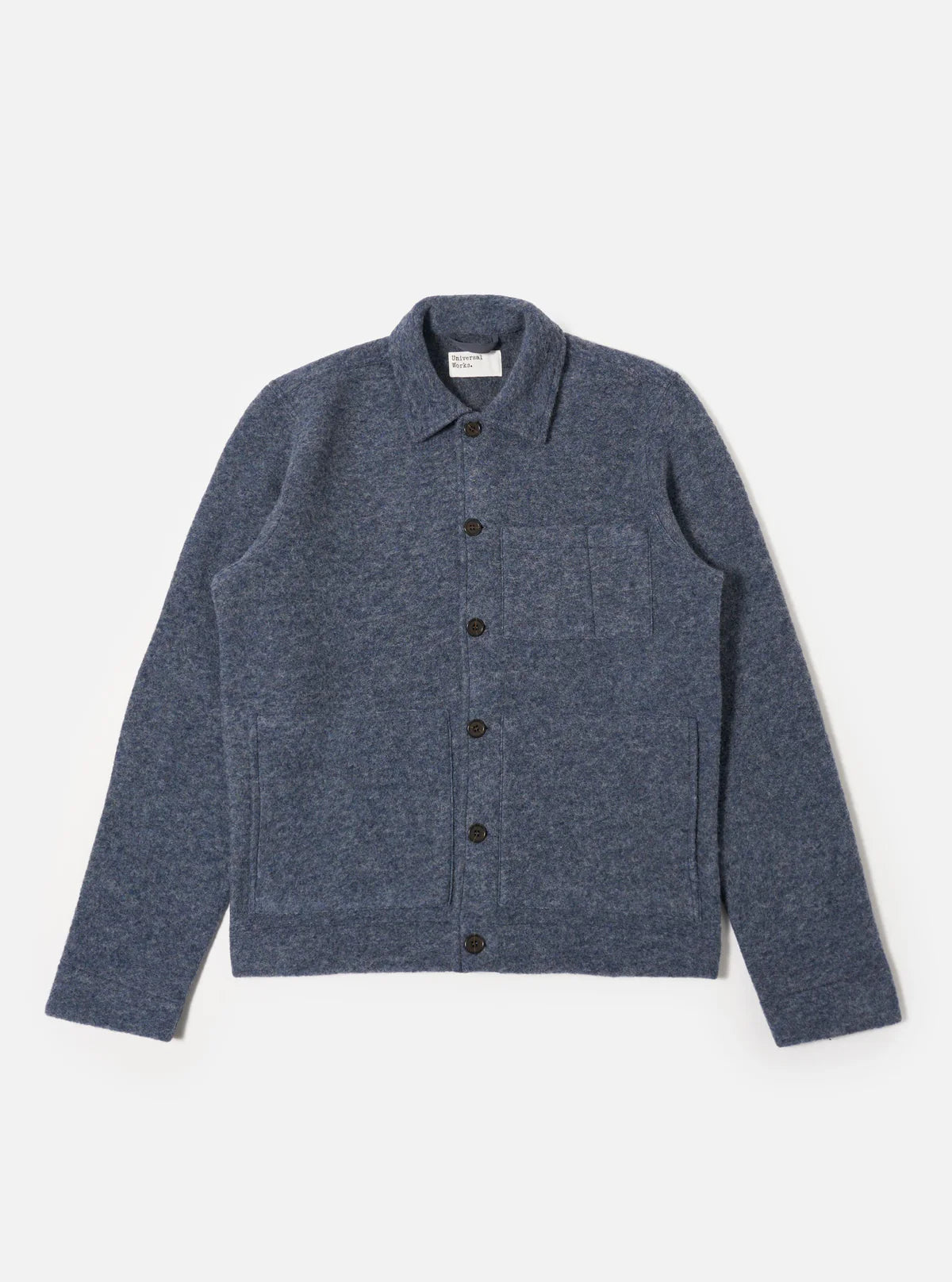 Uniform Jacket - Slate Blue Wool Fleece