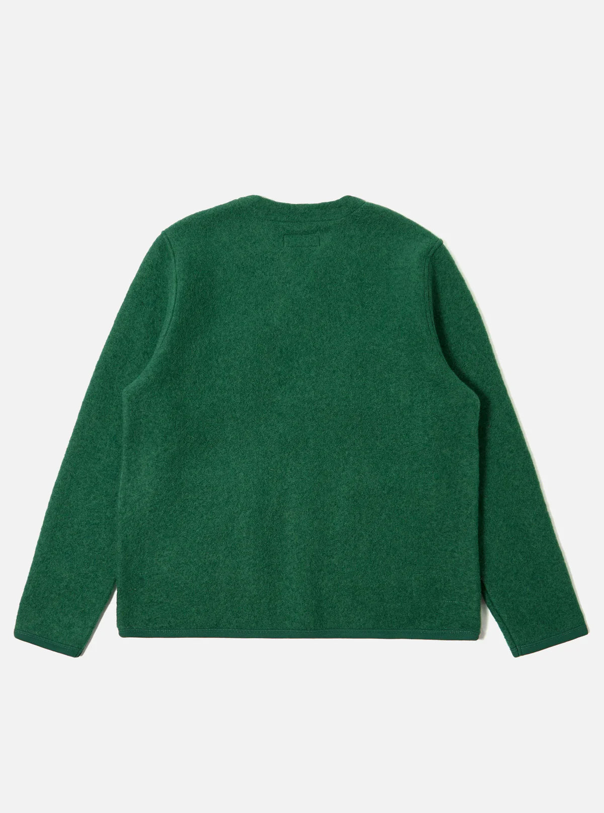 Wool Fleece Cardigan - Green