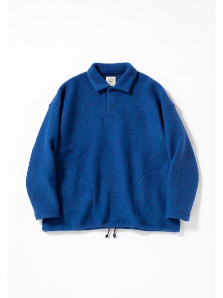 Wool Himo Polo - Blue