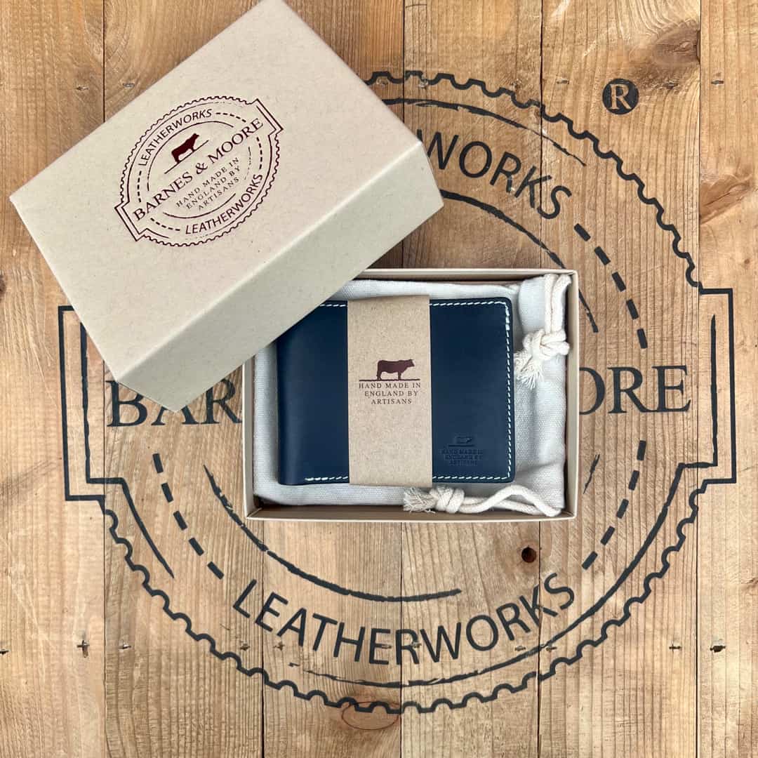 Longshore Folding Wallet - Indigo Leather