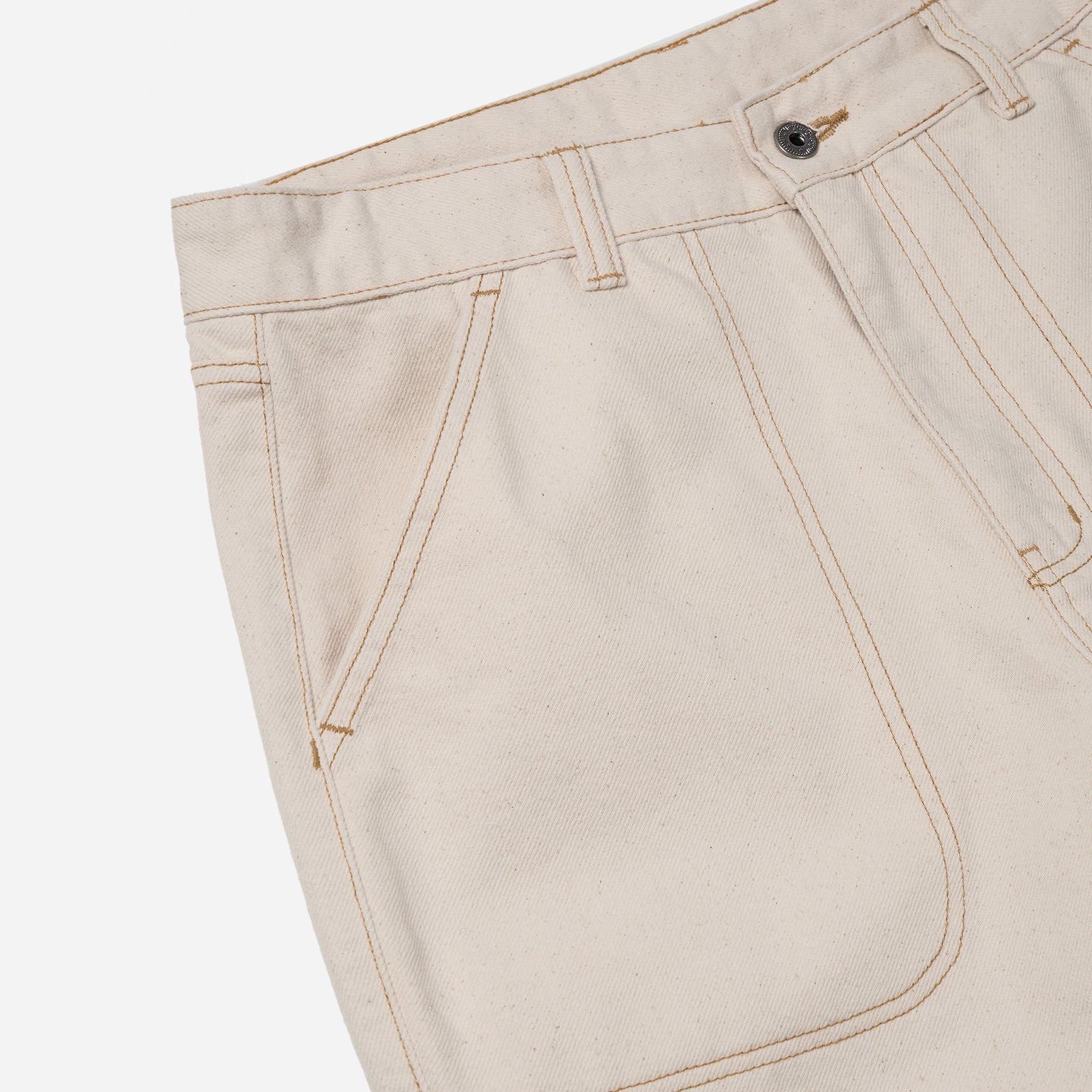 CP Wide Denim Pants - Natural