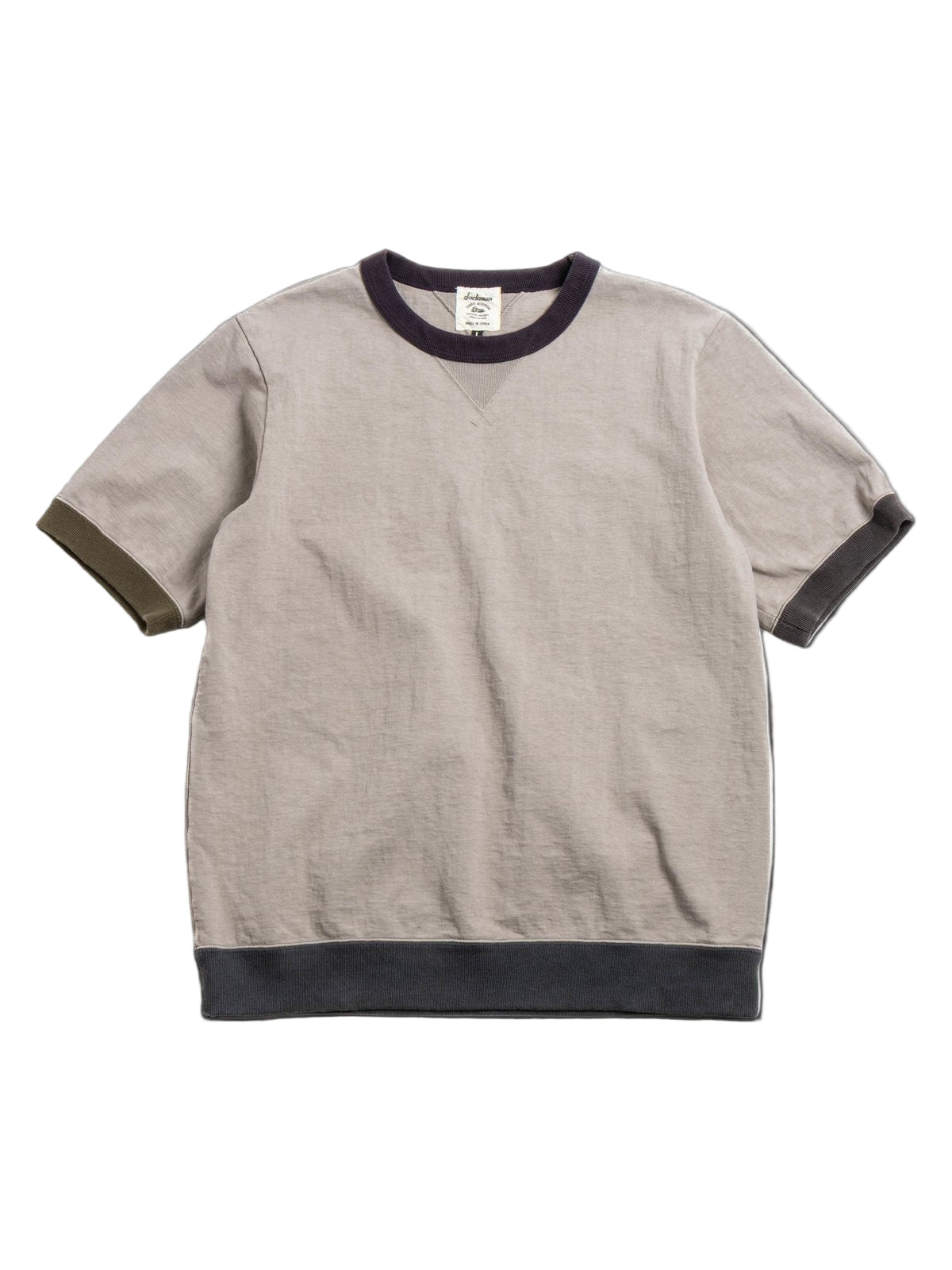 Dotsume Rib T-Shirt - Grey/4C