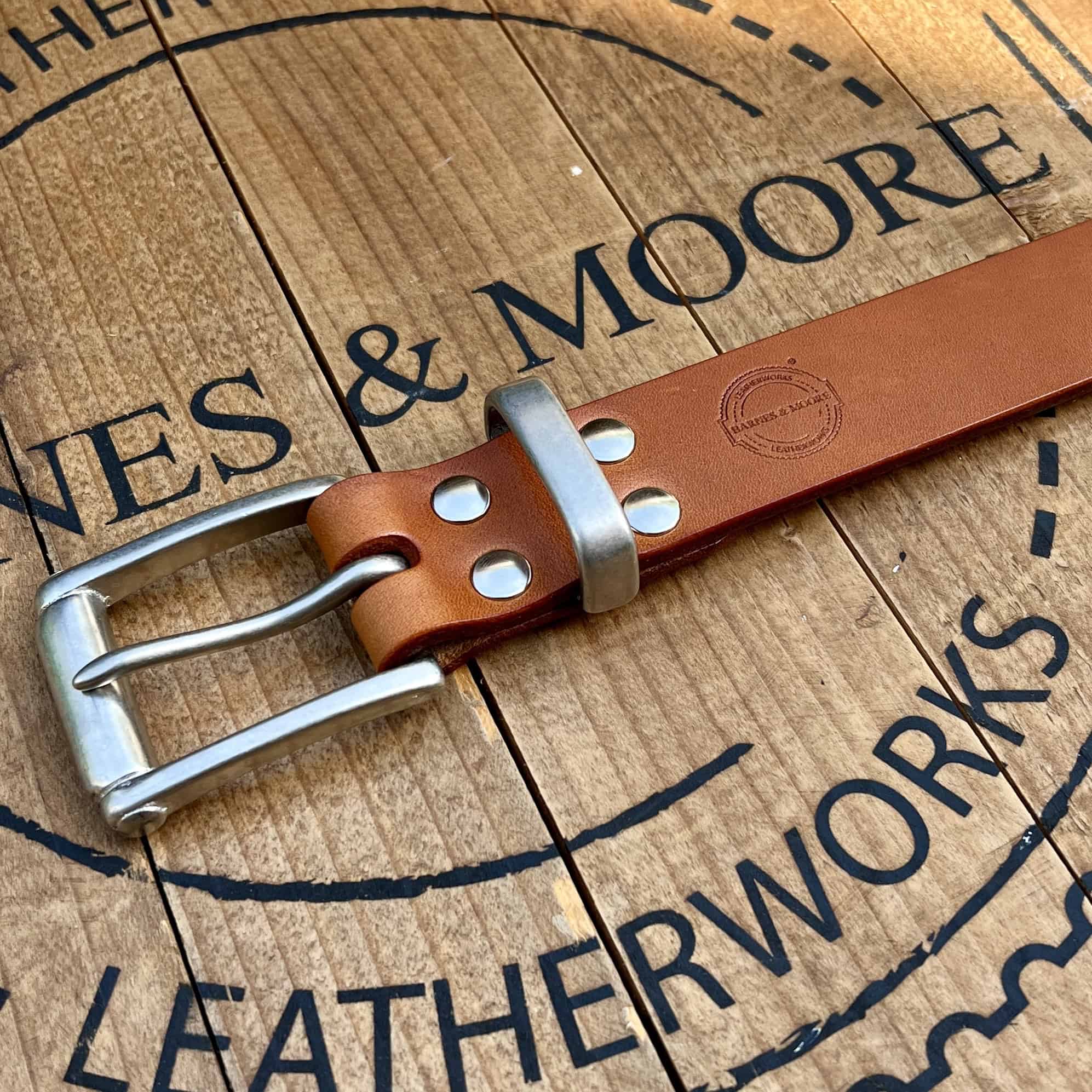 Garrison Belt - Harness Tan/Nickel