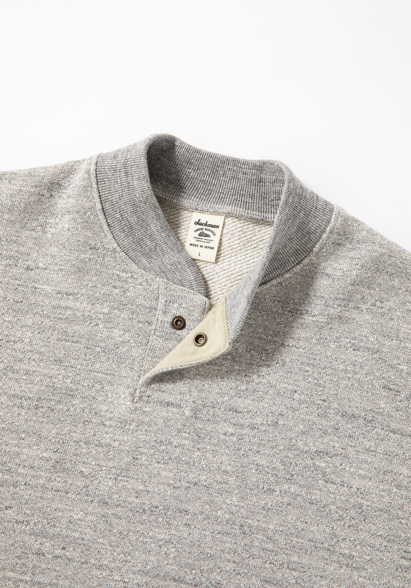 GG Sweat GJ Neck - Heather Grey