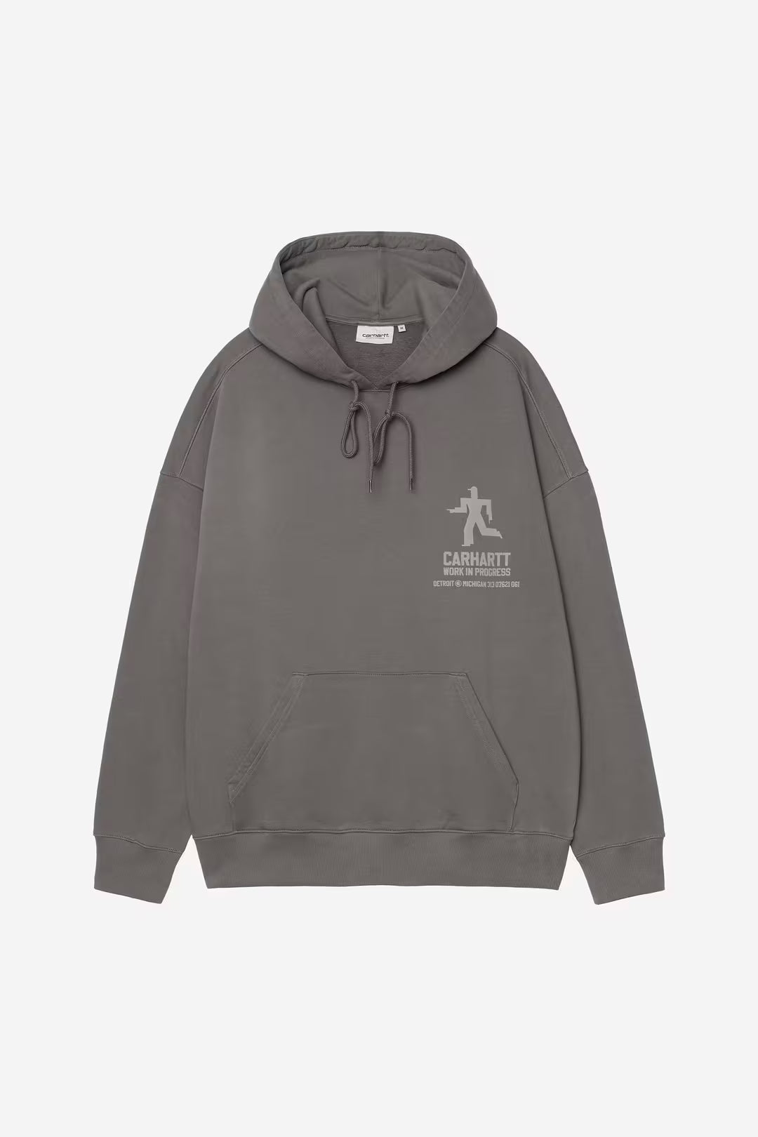 Hooded Distance Sweatshirt - Graphite, Stone Dyed