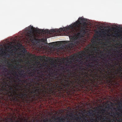 Gradation Boucle Knit - Purple Mix