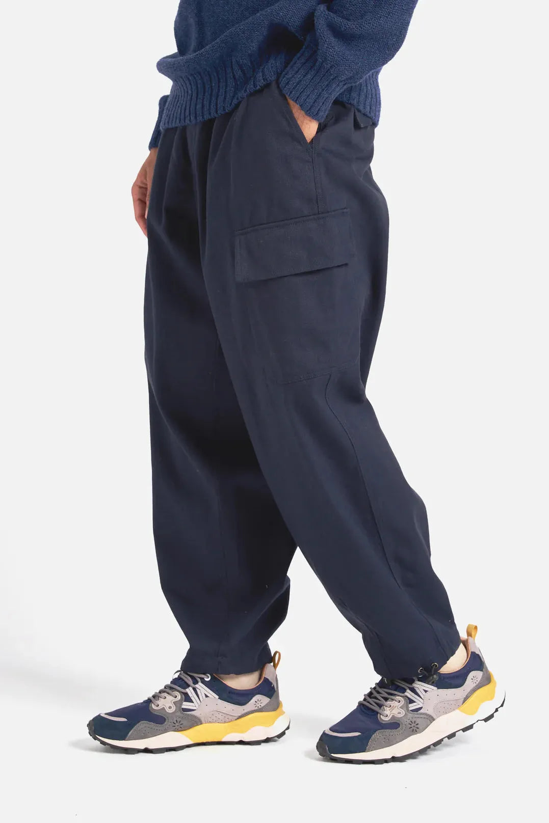 Loose Cargo Pant - Navy Winter Twill
