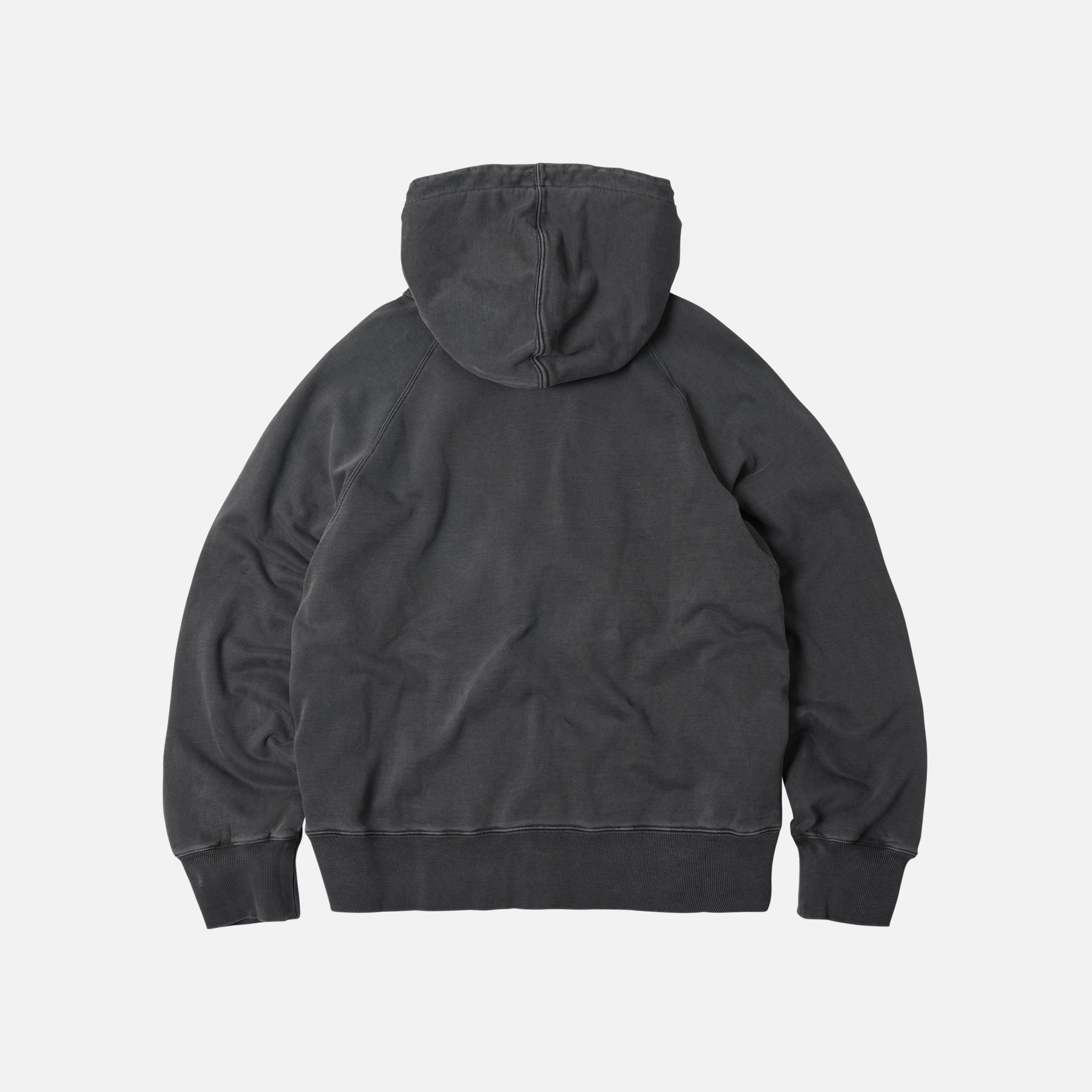 OG Pigment Dyeing Hood Zip up Parka - Charcoal
