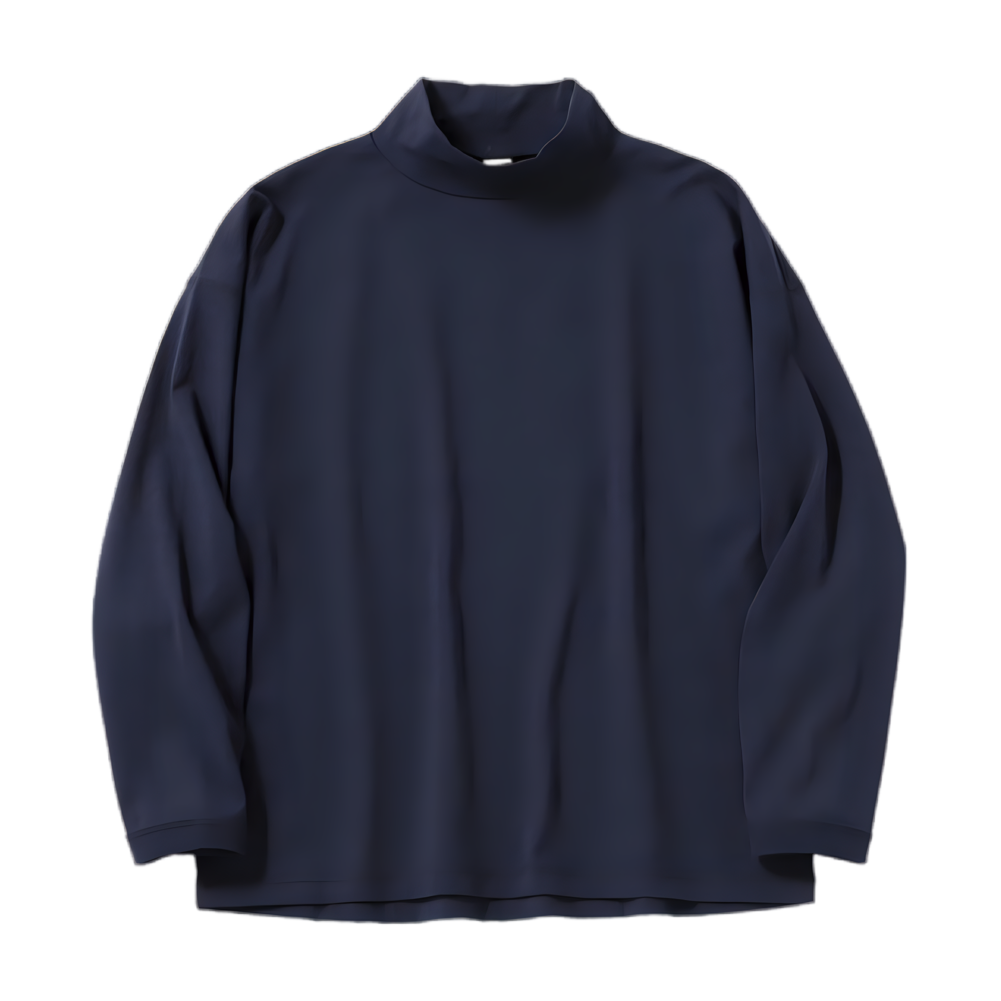 Grace Highneck T-Shirt - Navy