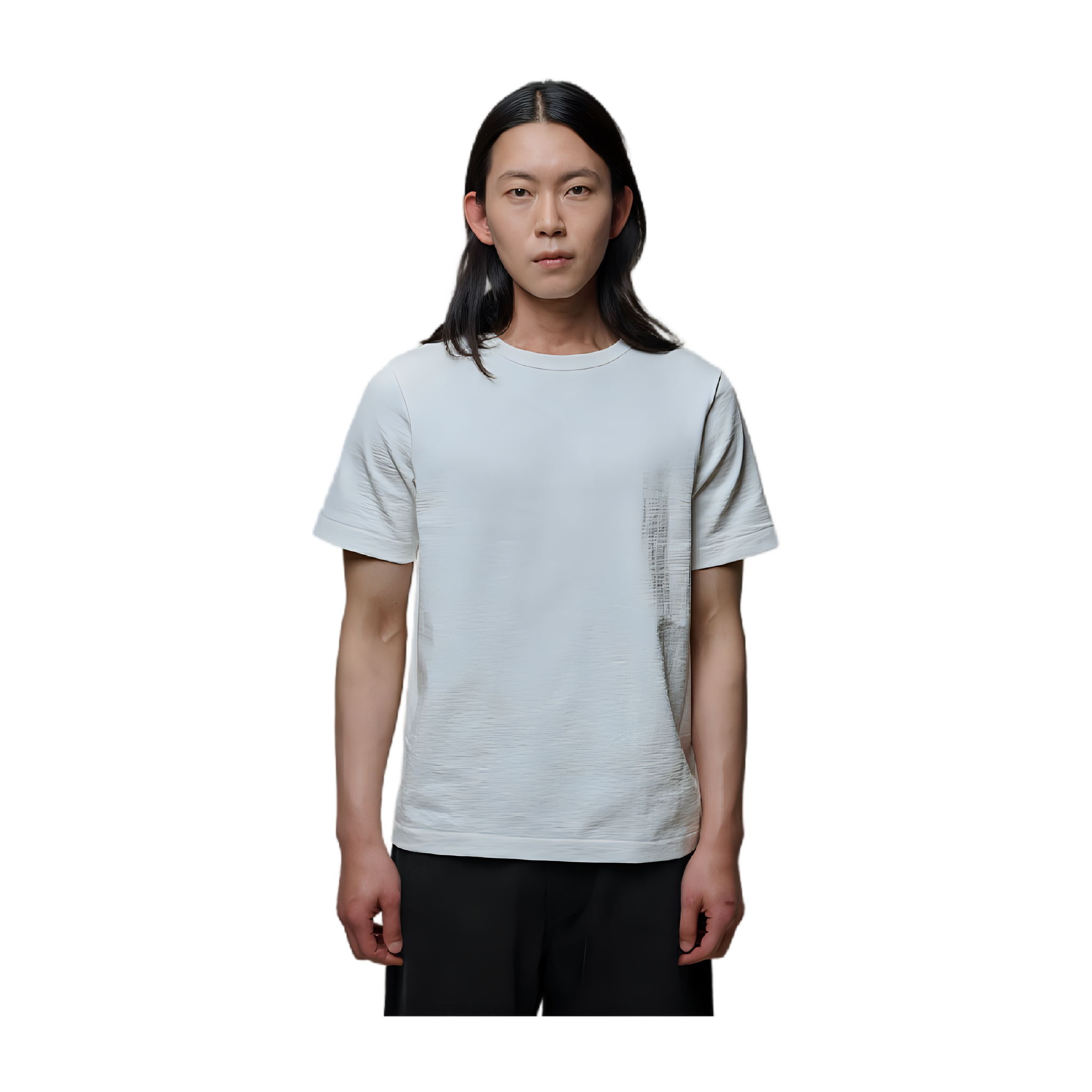 2S14 Loopwheeled Relaxed Fit Heavyweight T-shirt - White