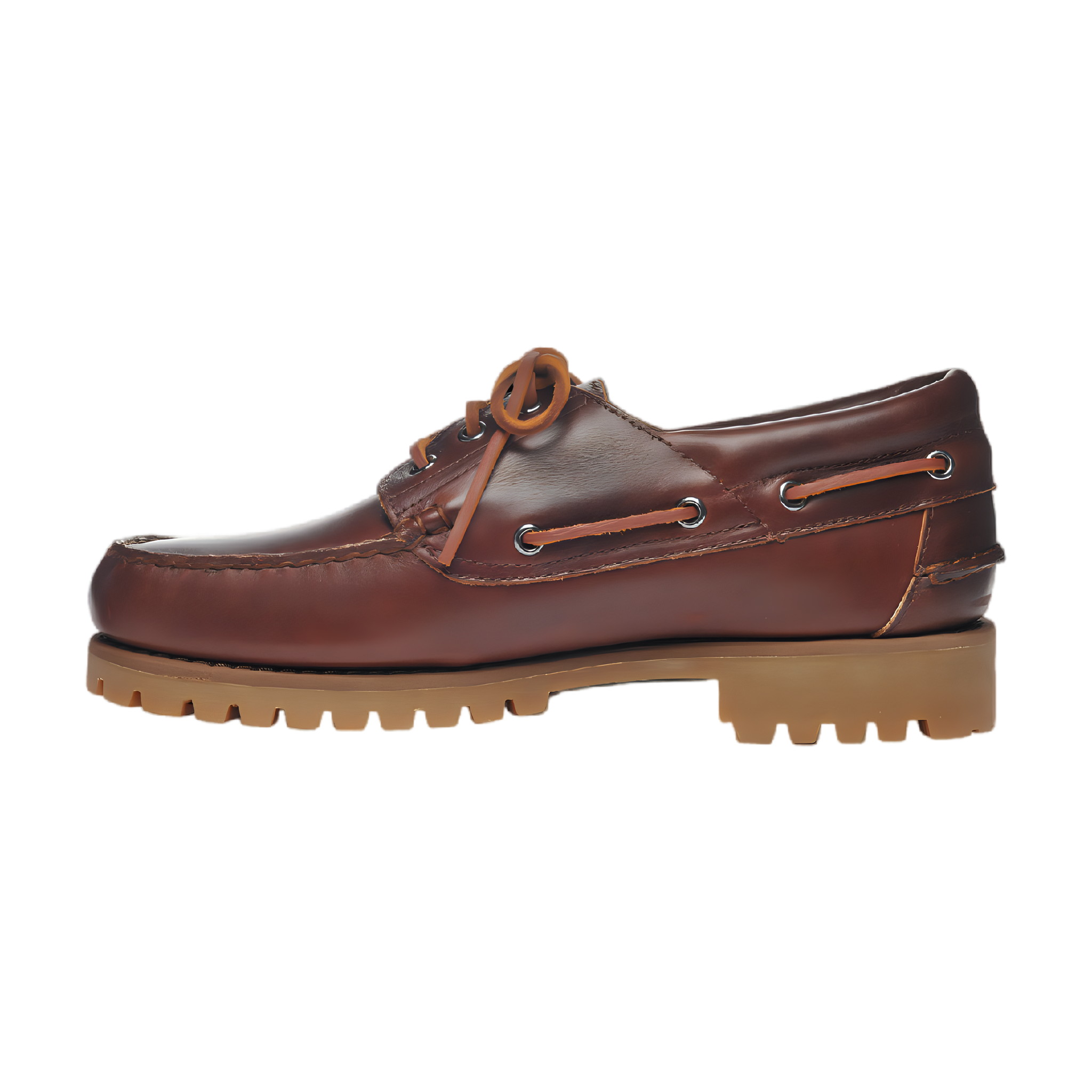 Acadia Leather Moccasin - Brown Cinnamon