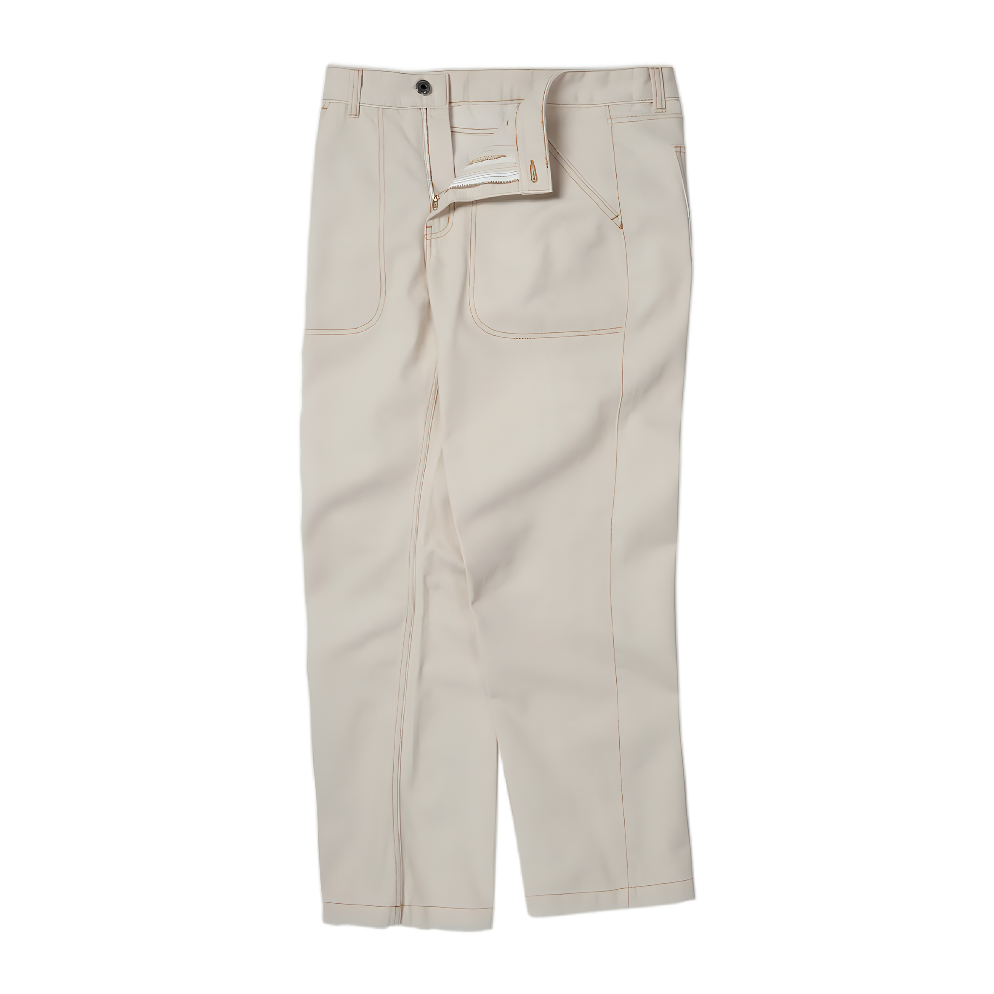 CP Wide Denim Pants - Natural
