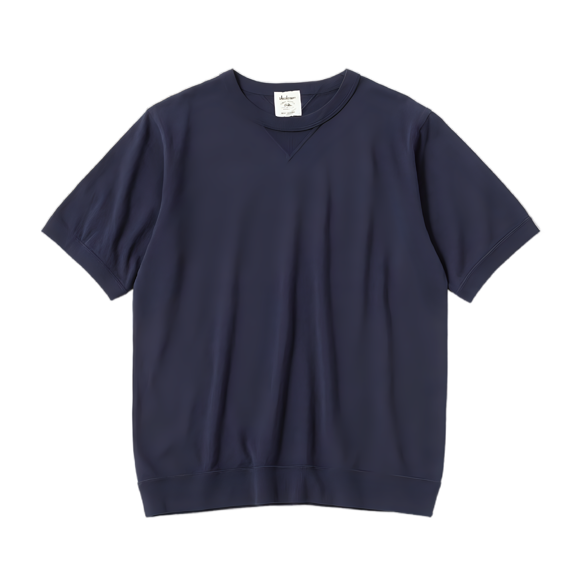 Rib T-Shirt - Navy