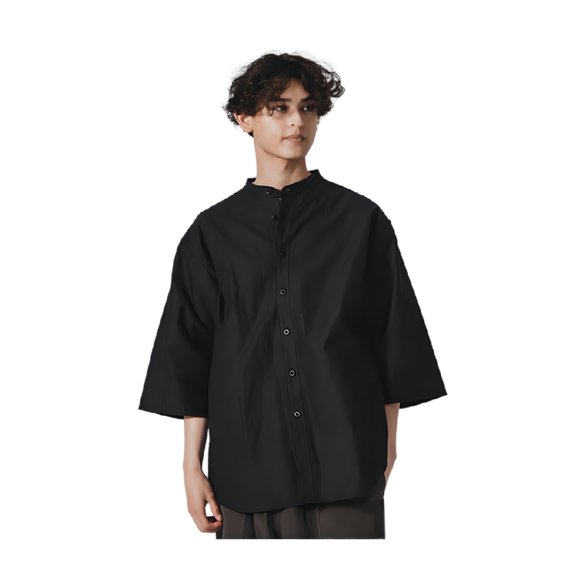 Back Nep BB Shirt - Black