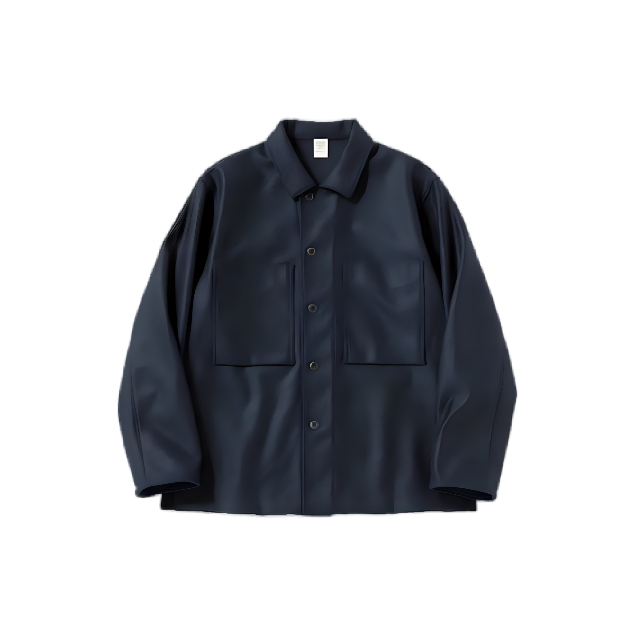 Comp Wool BB Shirt - Navy