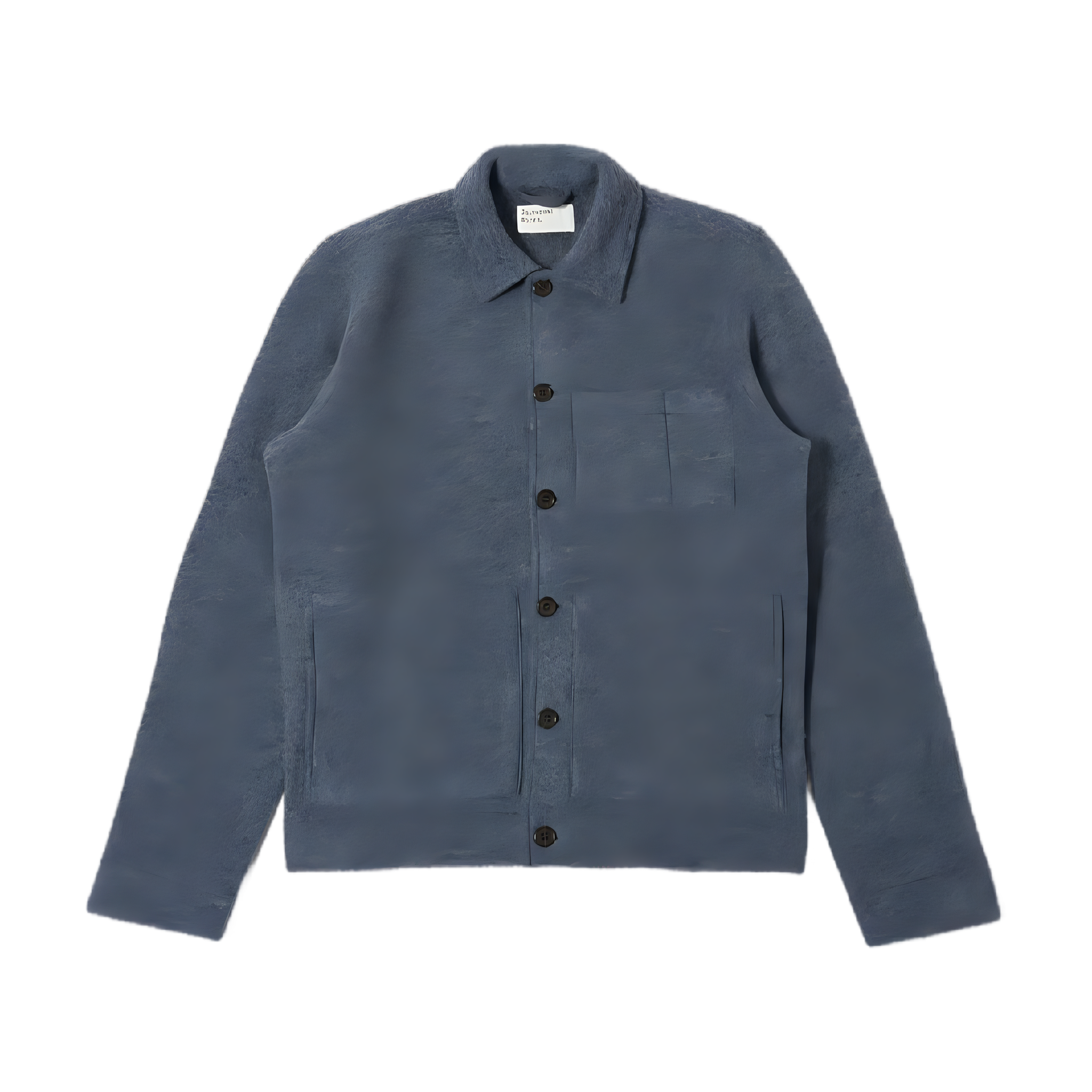 Uniform Jacket - Slate Blue Wool Fleece