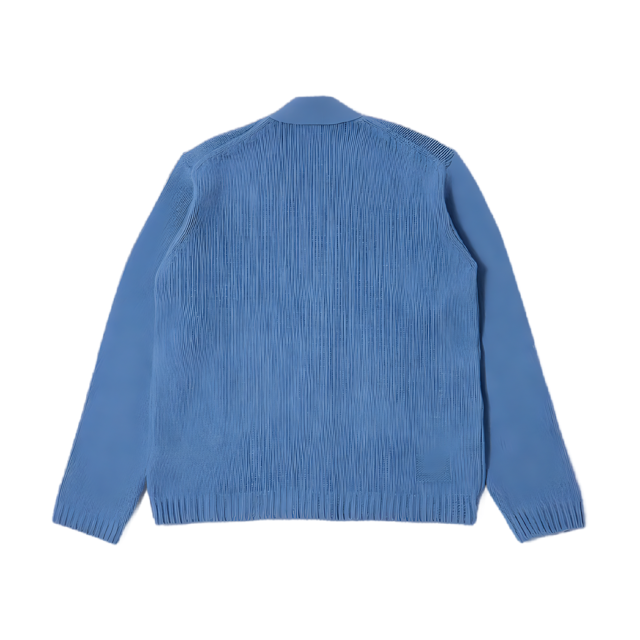 Langdale Cardigan - Pale Blue Recycled Shetland