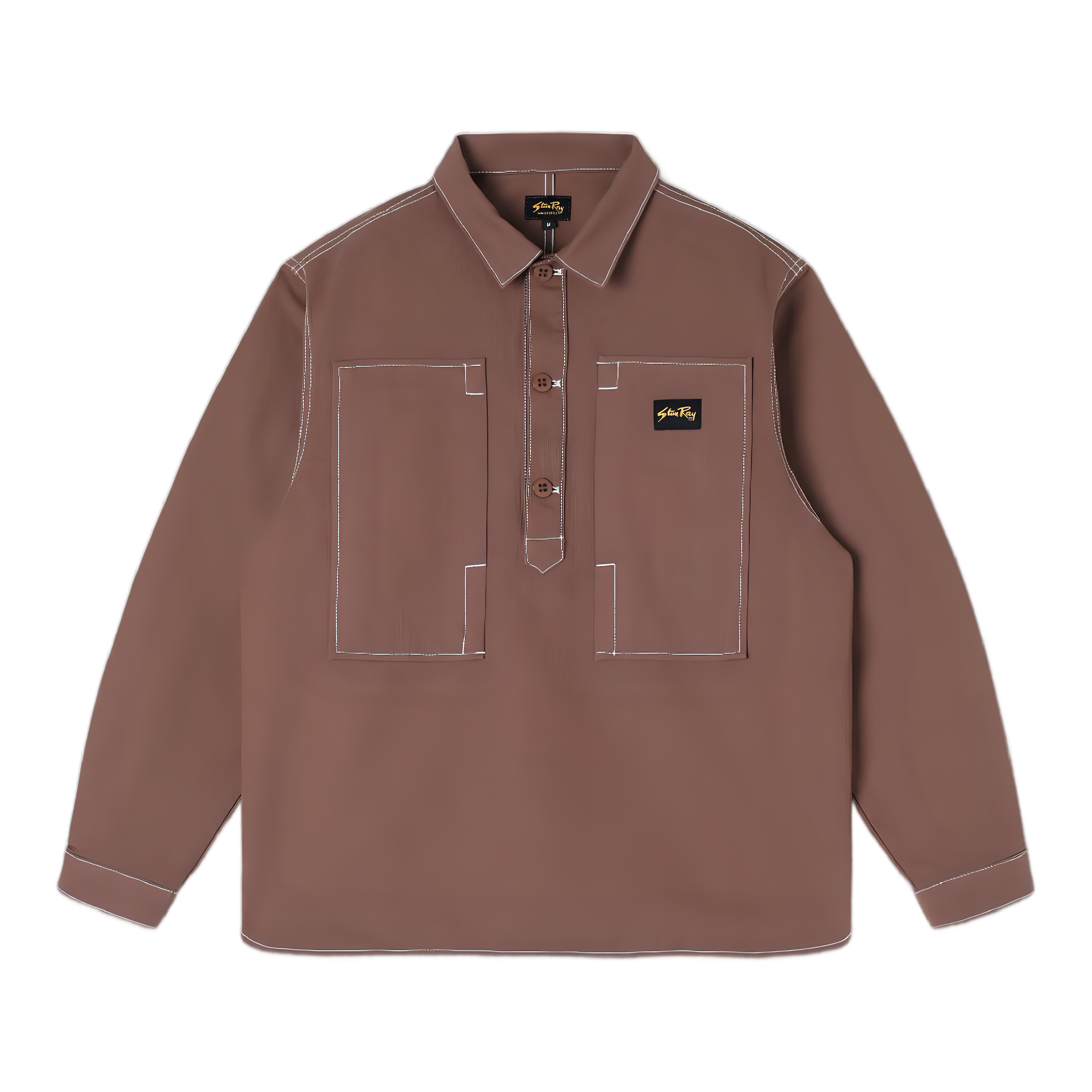 Painters Pop Over Shirt - Acorn Bedford