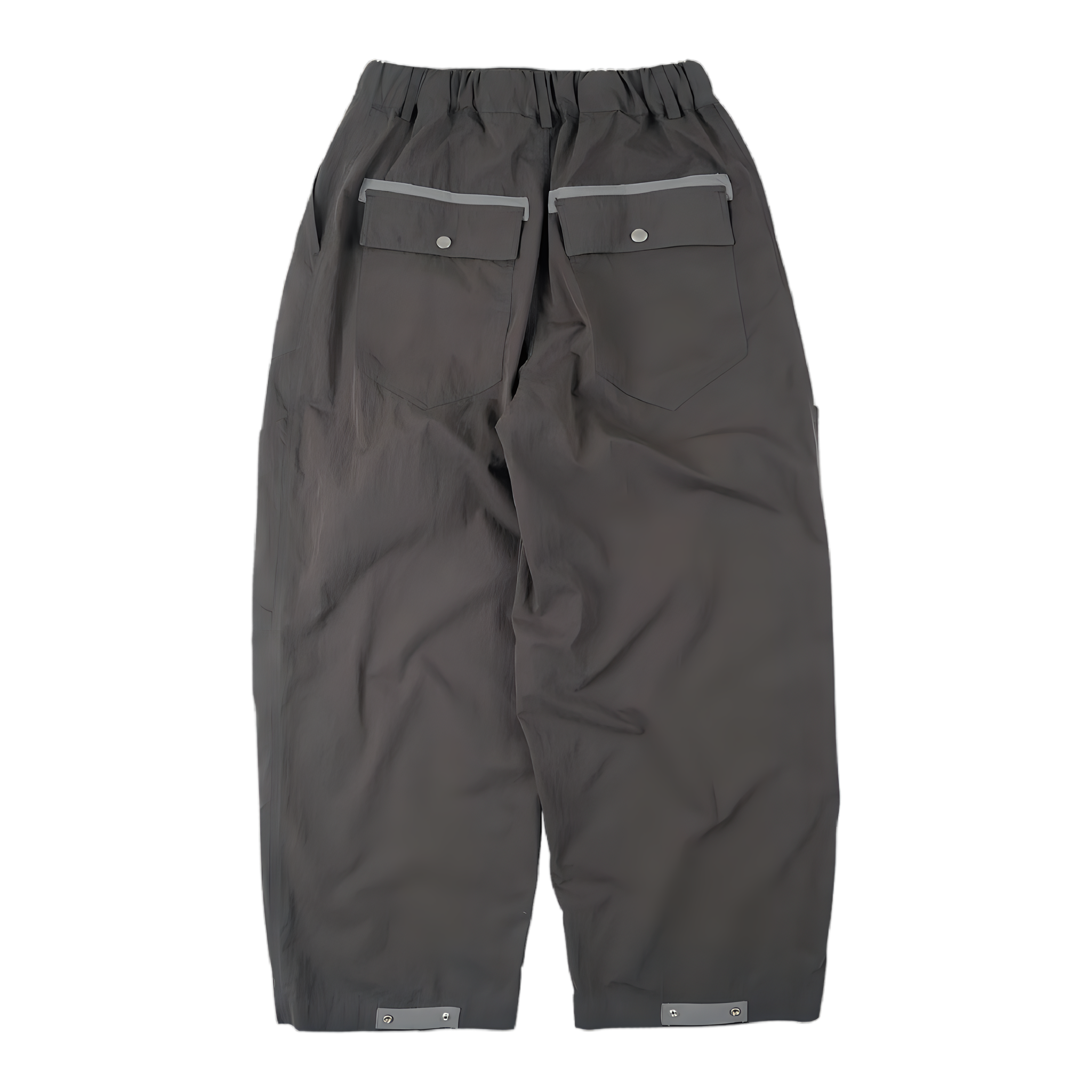 Fold Fatigue Wide Pants - Charcoal