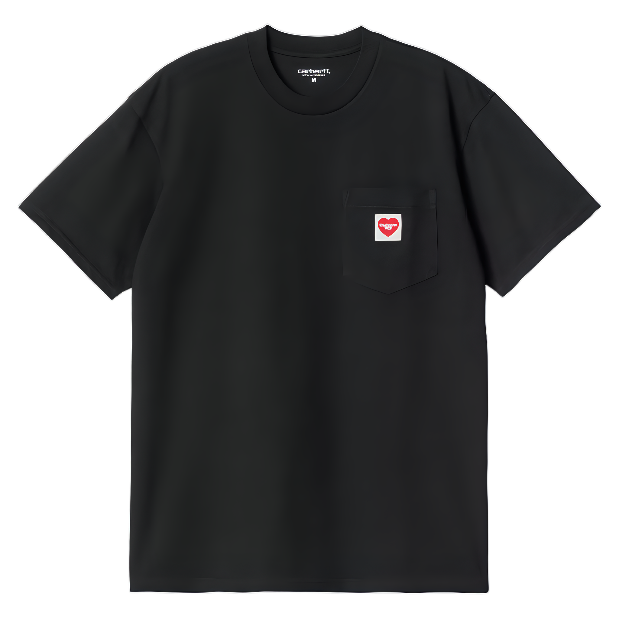 Pocket Heart T Shirt - Black