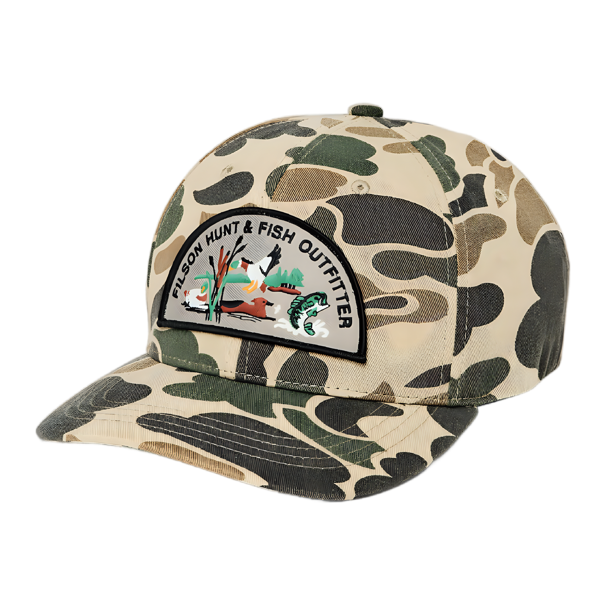 Logger Cap - Tan Camo/Hunt Fish