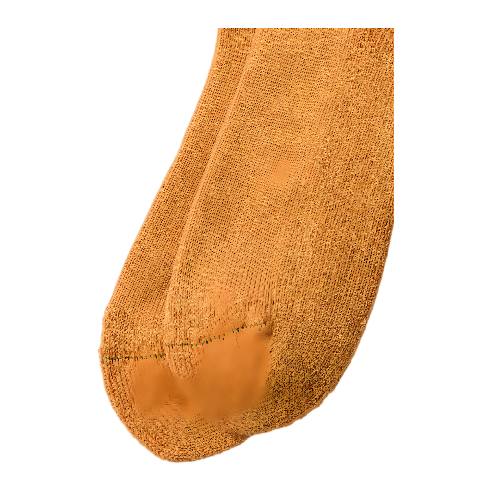 Loose Pile Crew Socks - Orange Peel