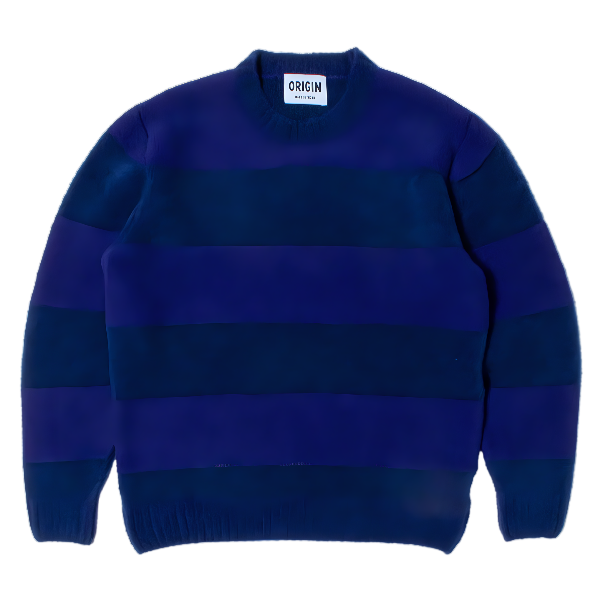 Souffle Stripe Jumper - Prussian Blue/Nightfall