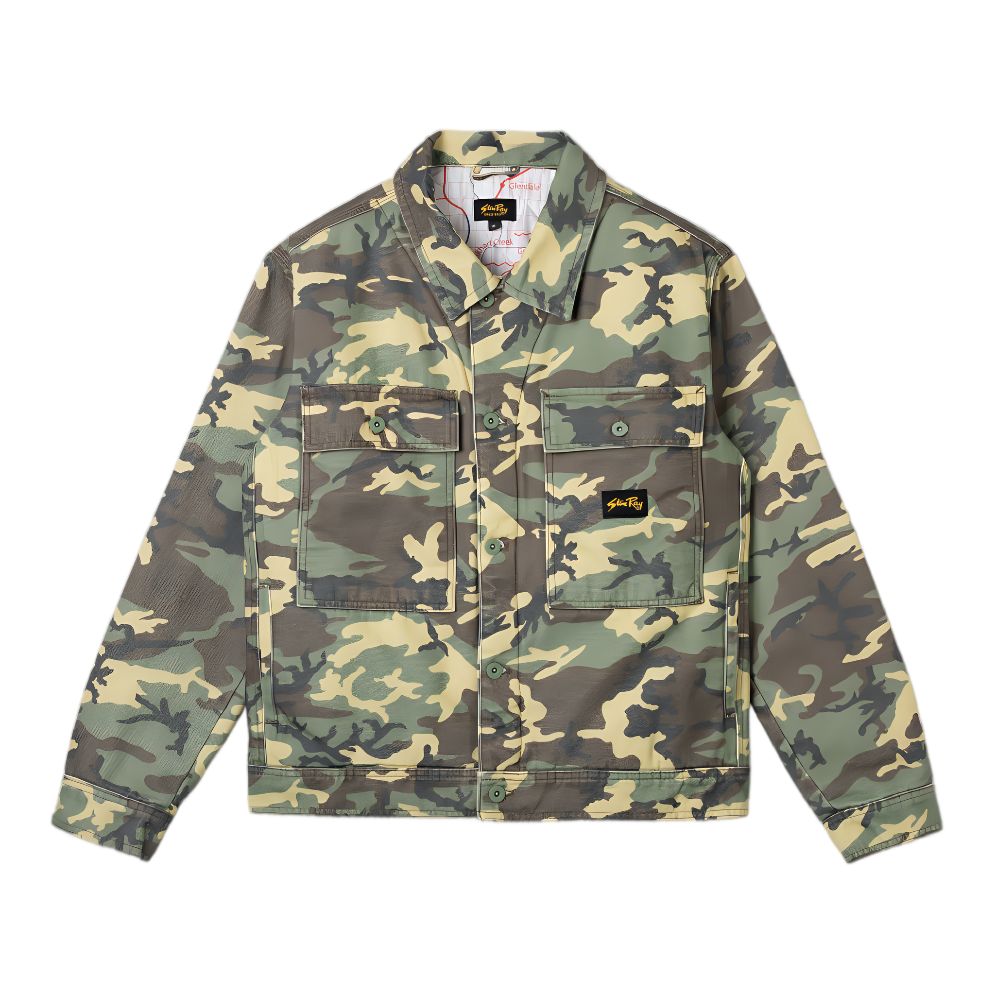 Lined Trucker Jacket - Woodland DPM Duck
